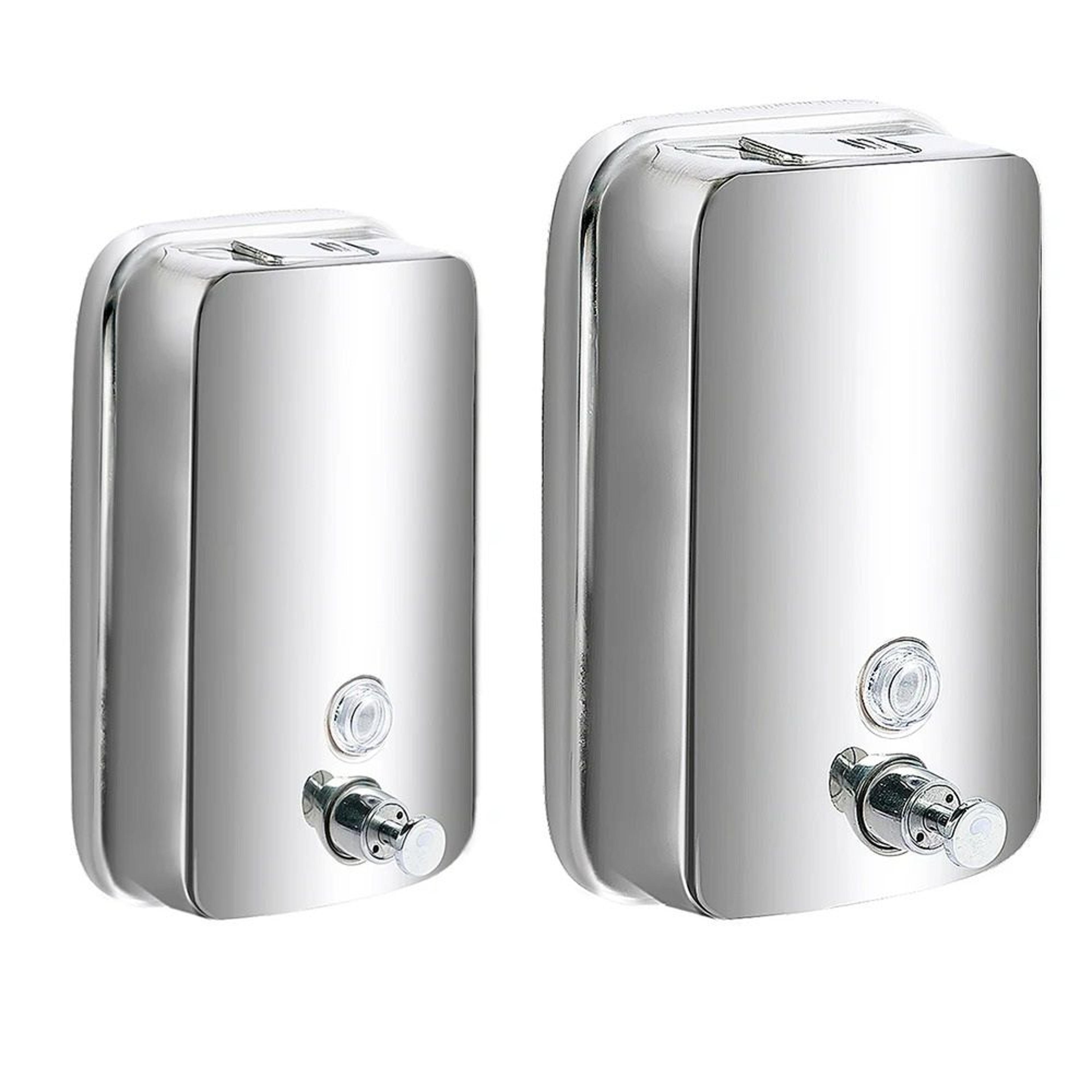 wall-mounted stainless steel liquid soap dispenser