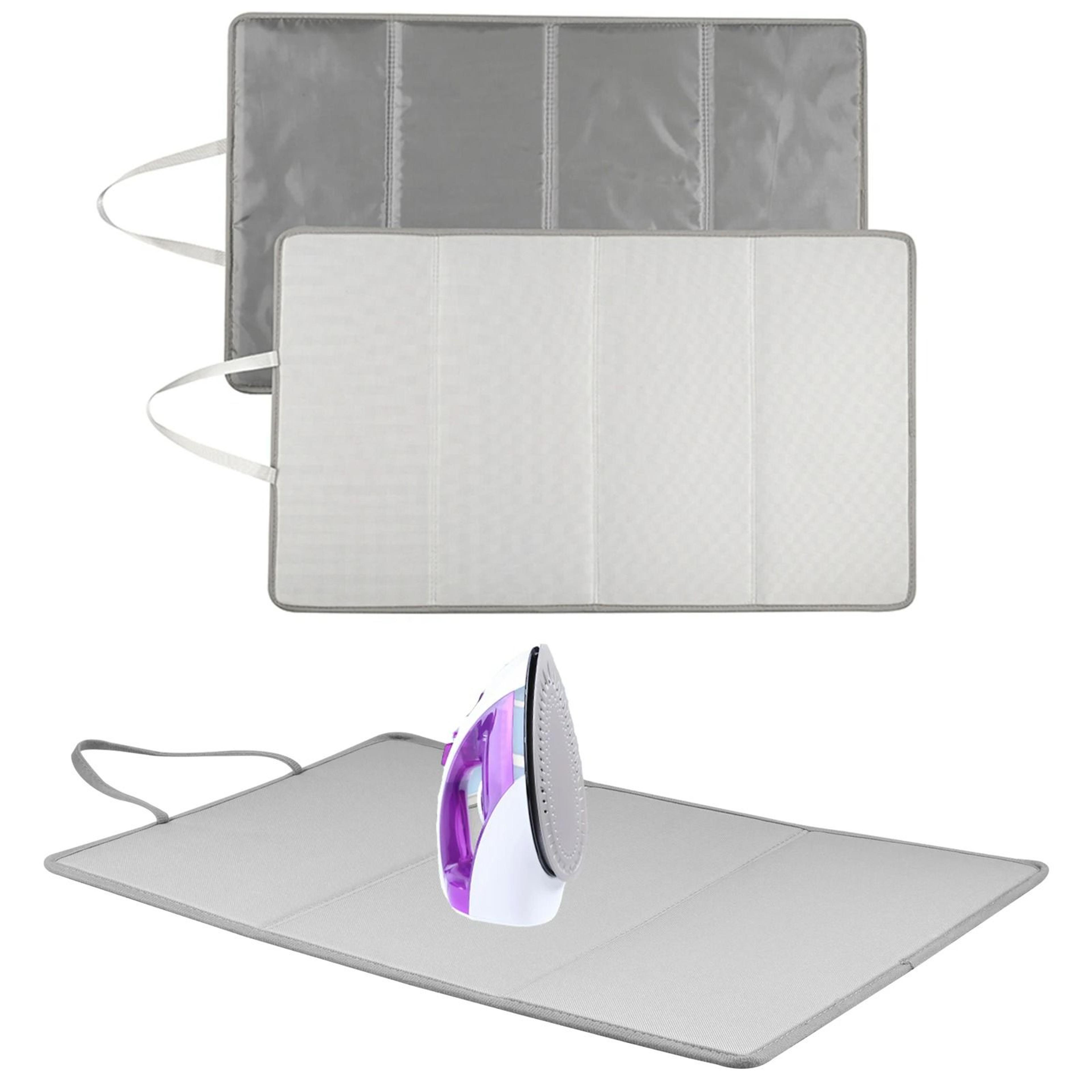portable folding heat-resistant tabletop ironing blanket mat