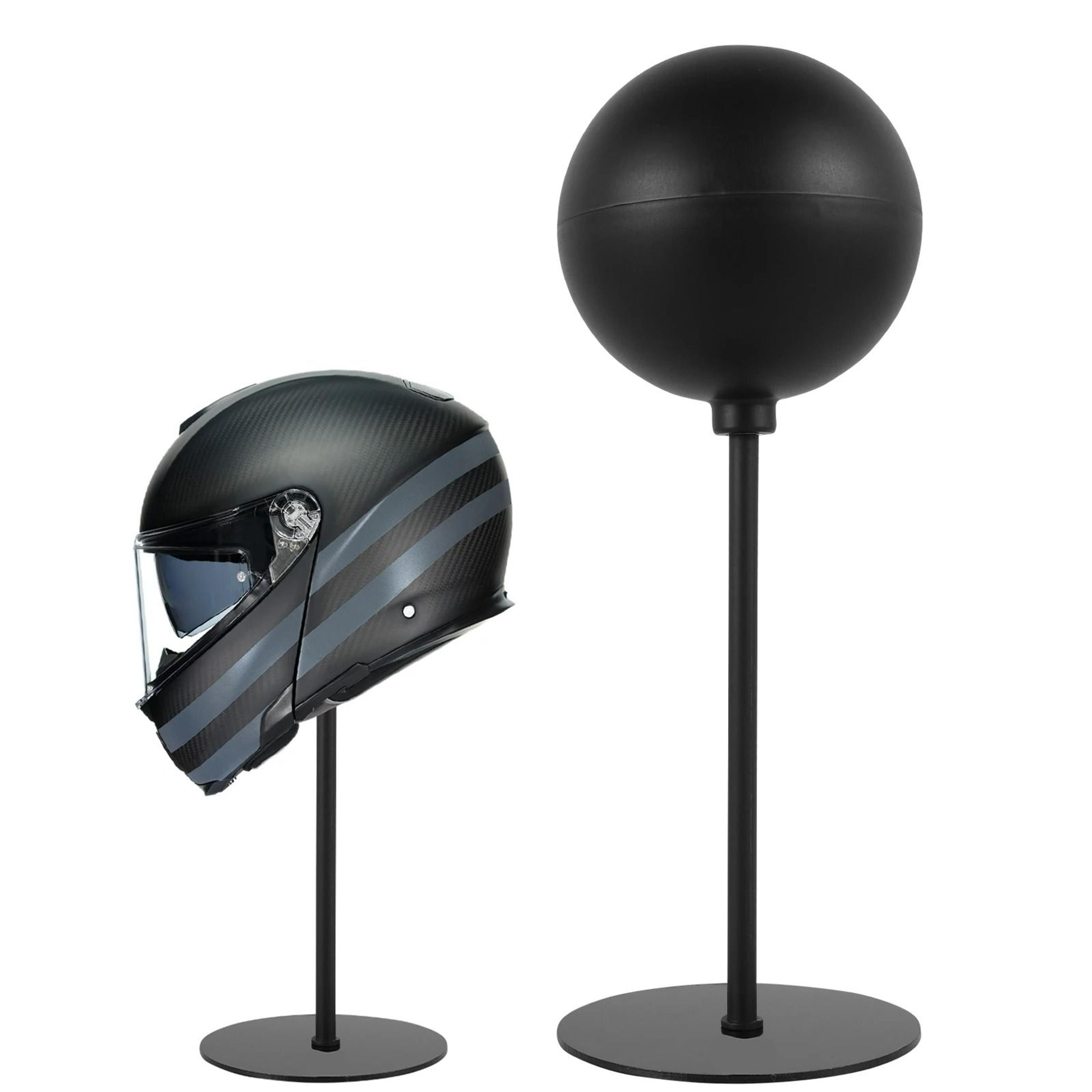 metal desktop & floor-standing motorcycle helmet display stand
