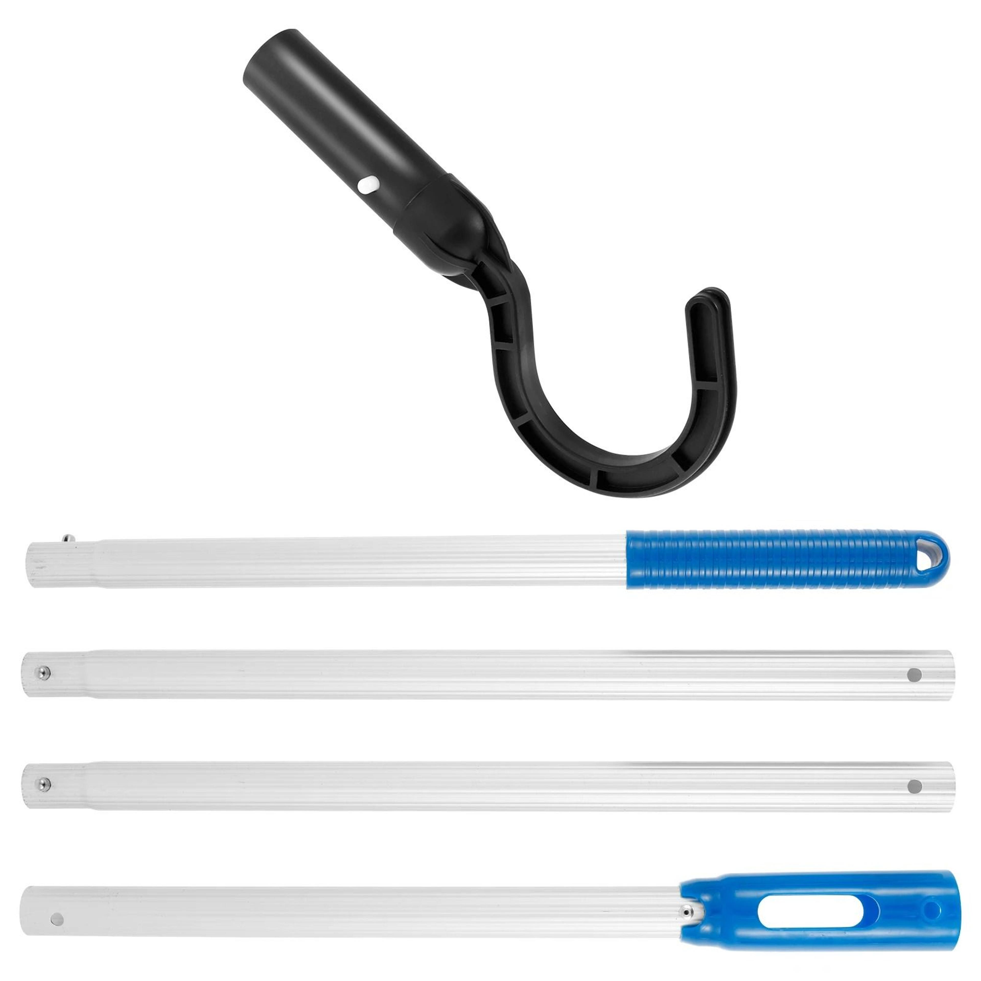 60-inch extended telescopic aluminum pool pole hook
