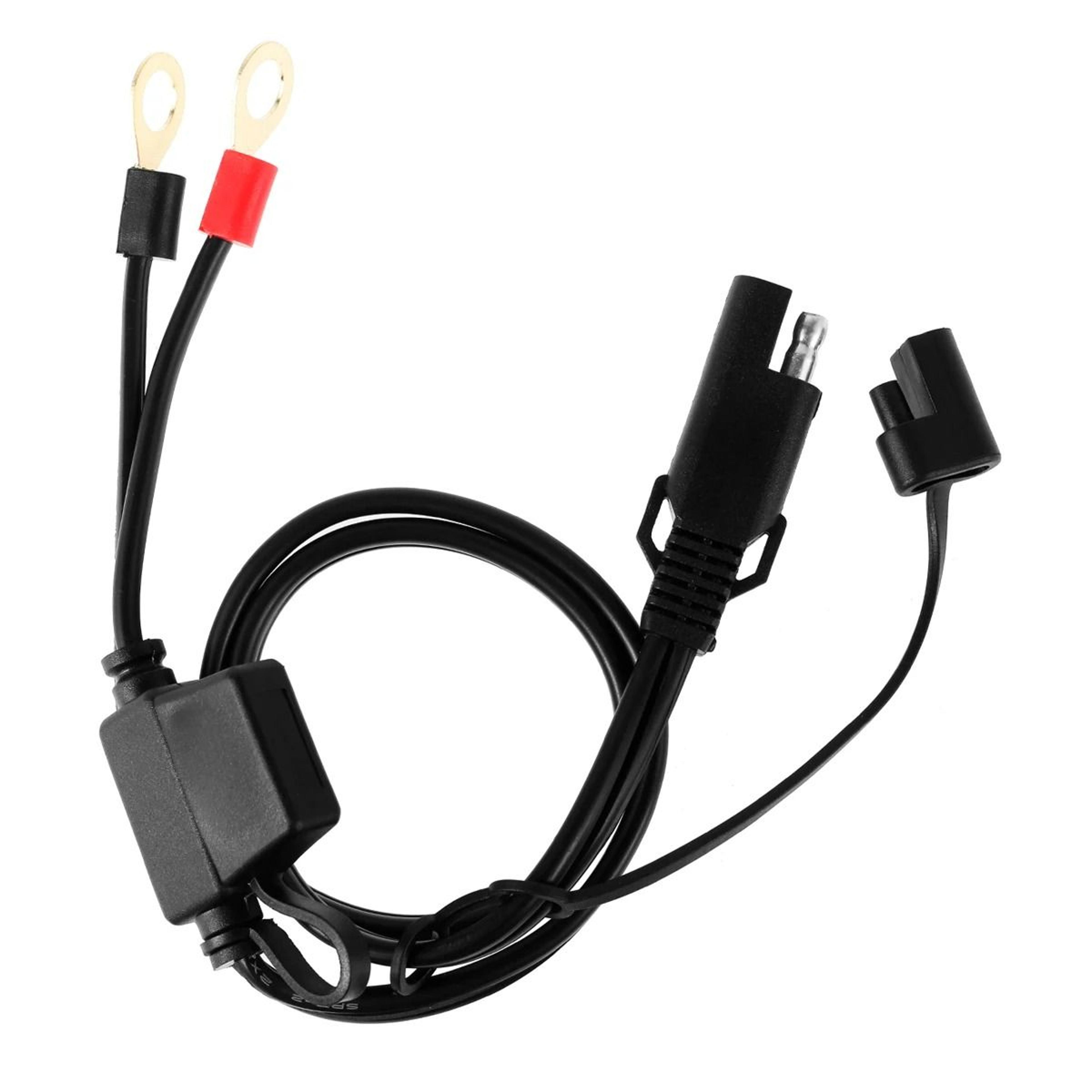 18awg sae to ring terminal quick disconnect battery harness cable