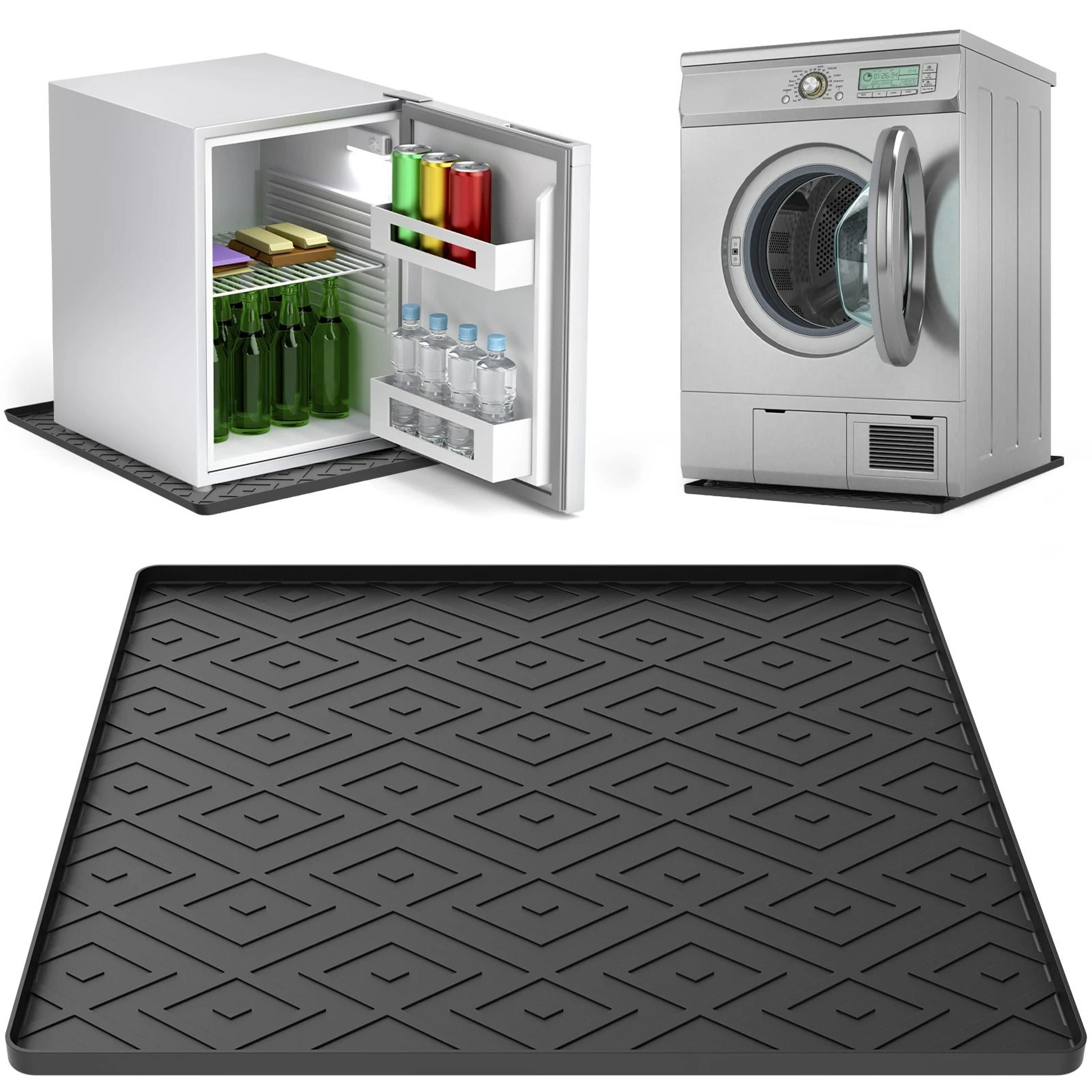 non-slip silicone fridge drip pan & floor protector