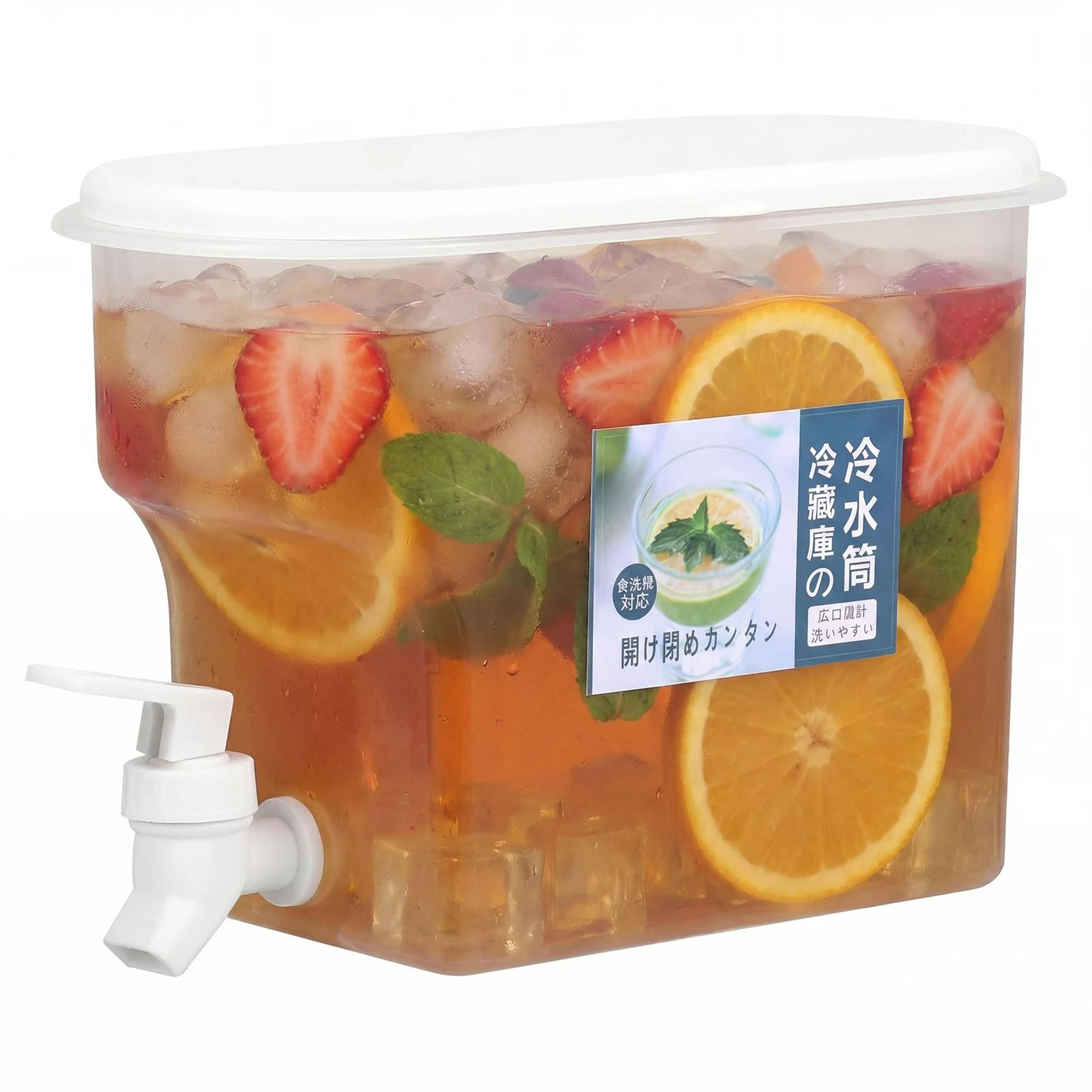 refrigerator beverage dispenser with spout