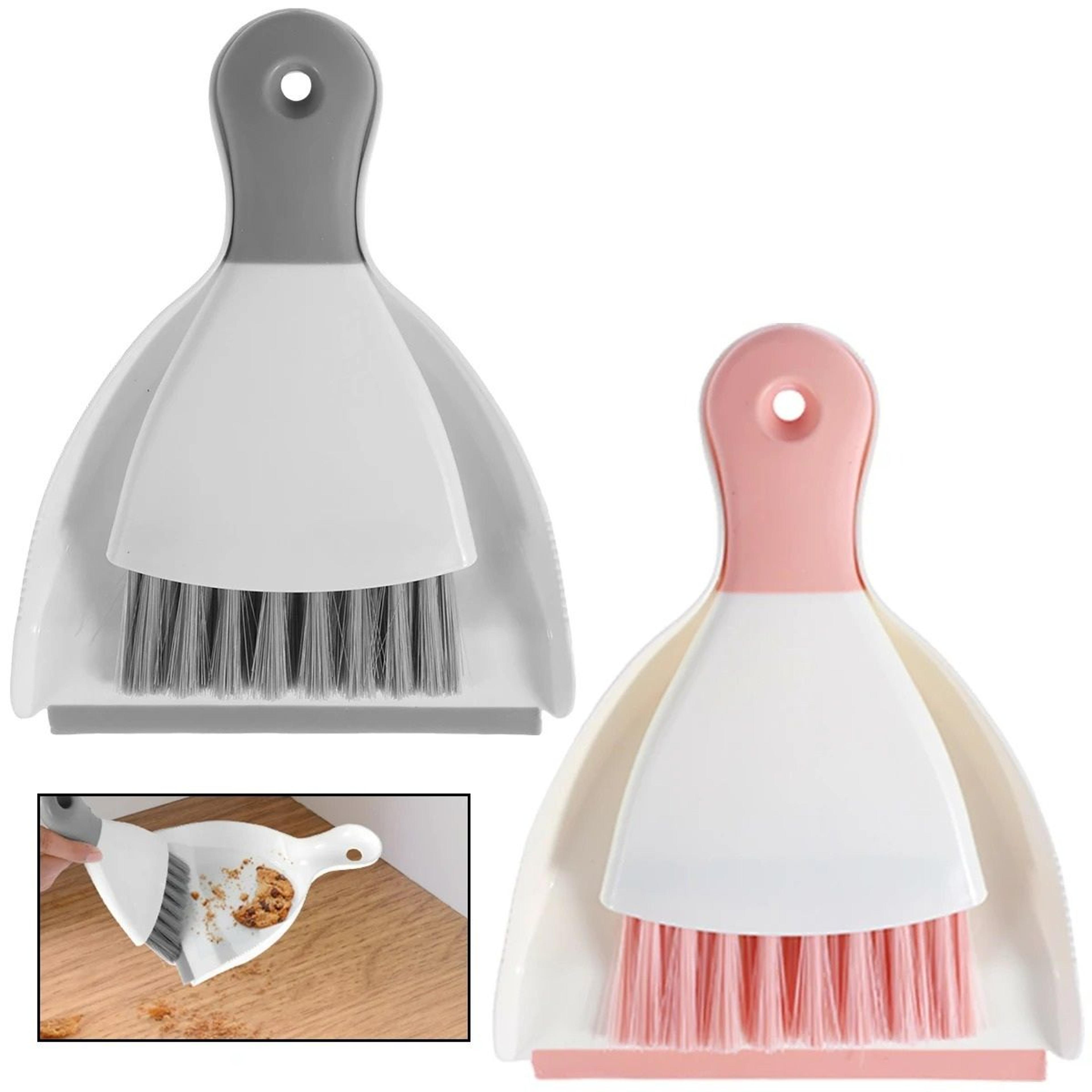 mini dustpan & brush set desktop crumb sweeper
