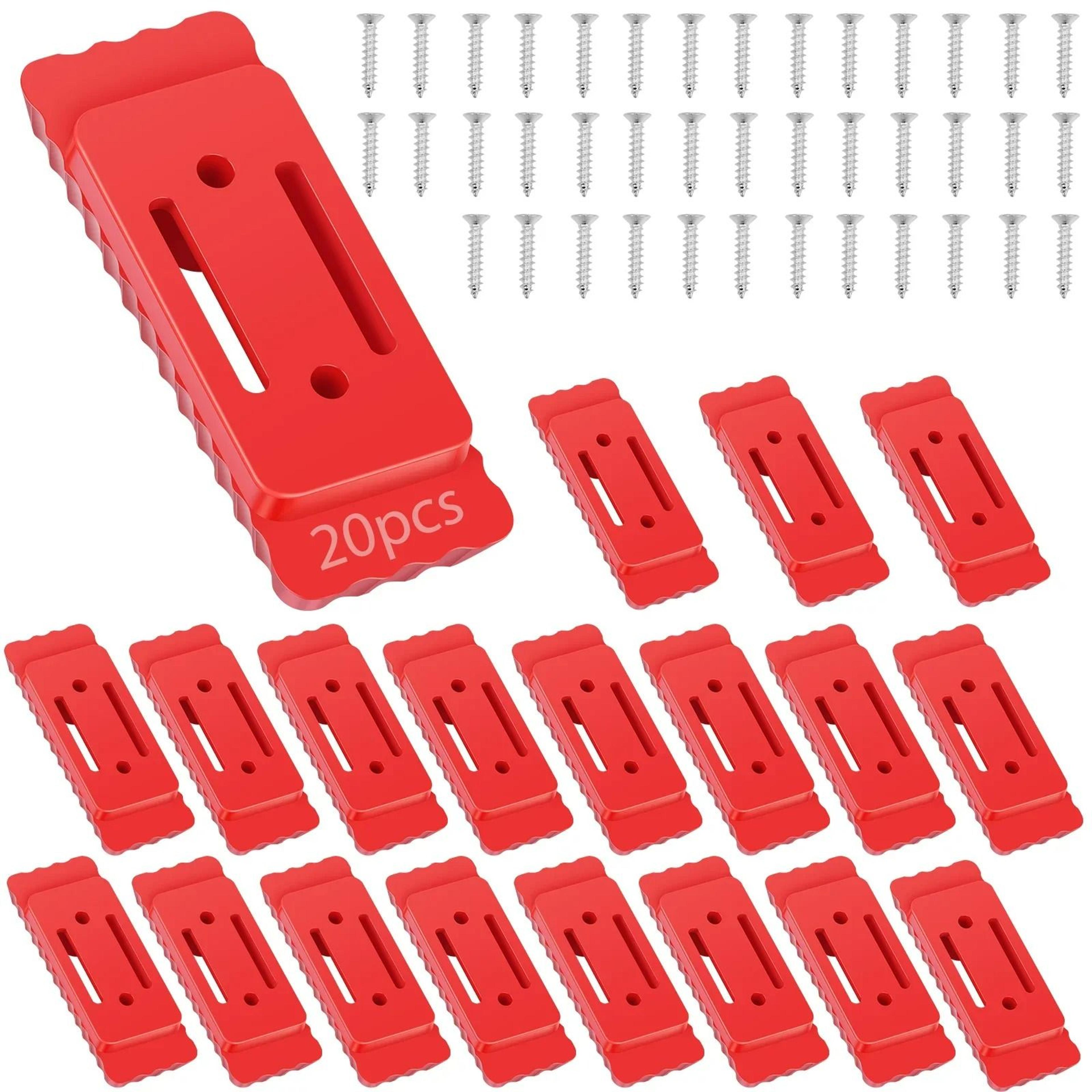 20-piece mounting feet adapter set for milwaukee packout system