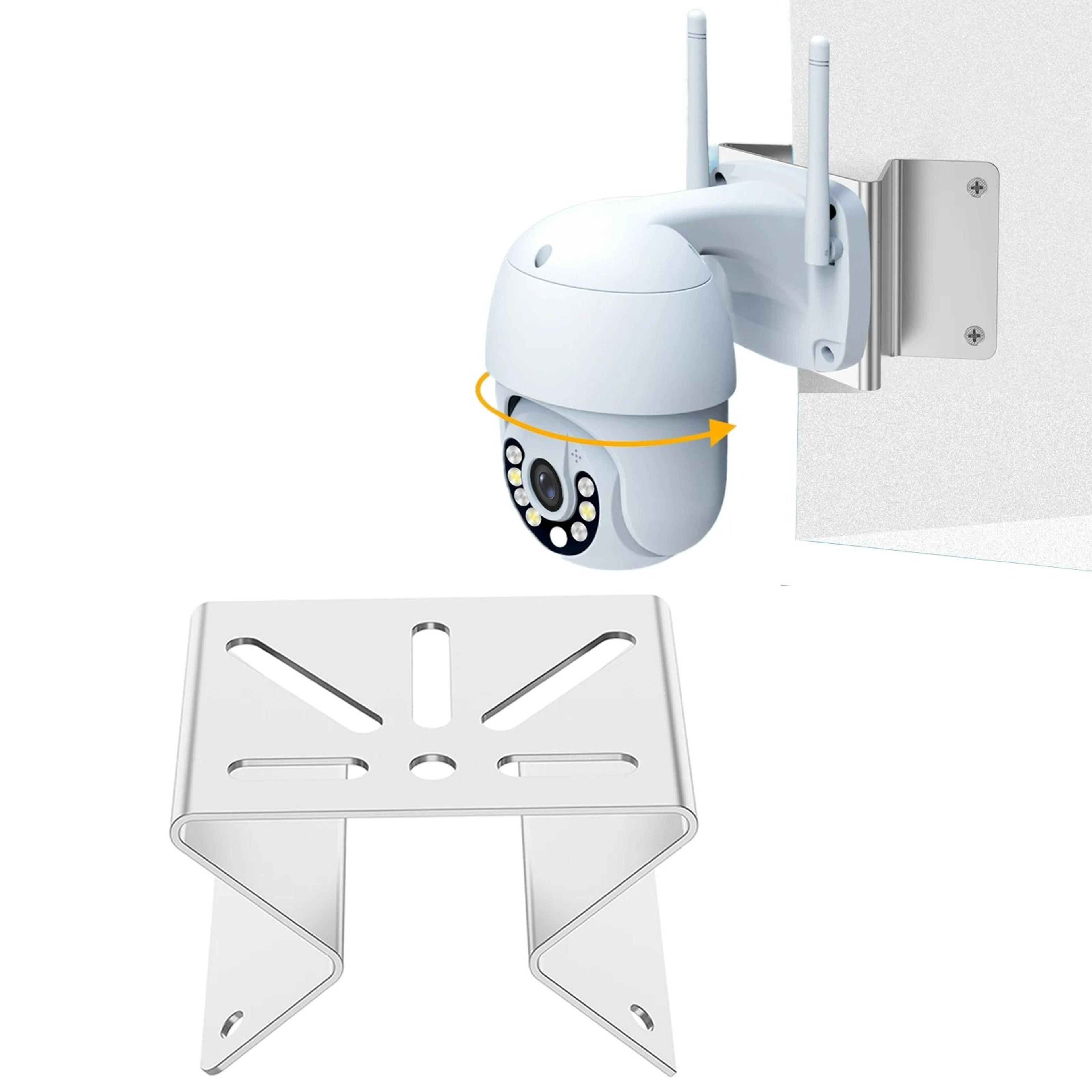 universal stainless steel security camera corner mounting bracket