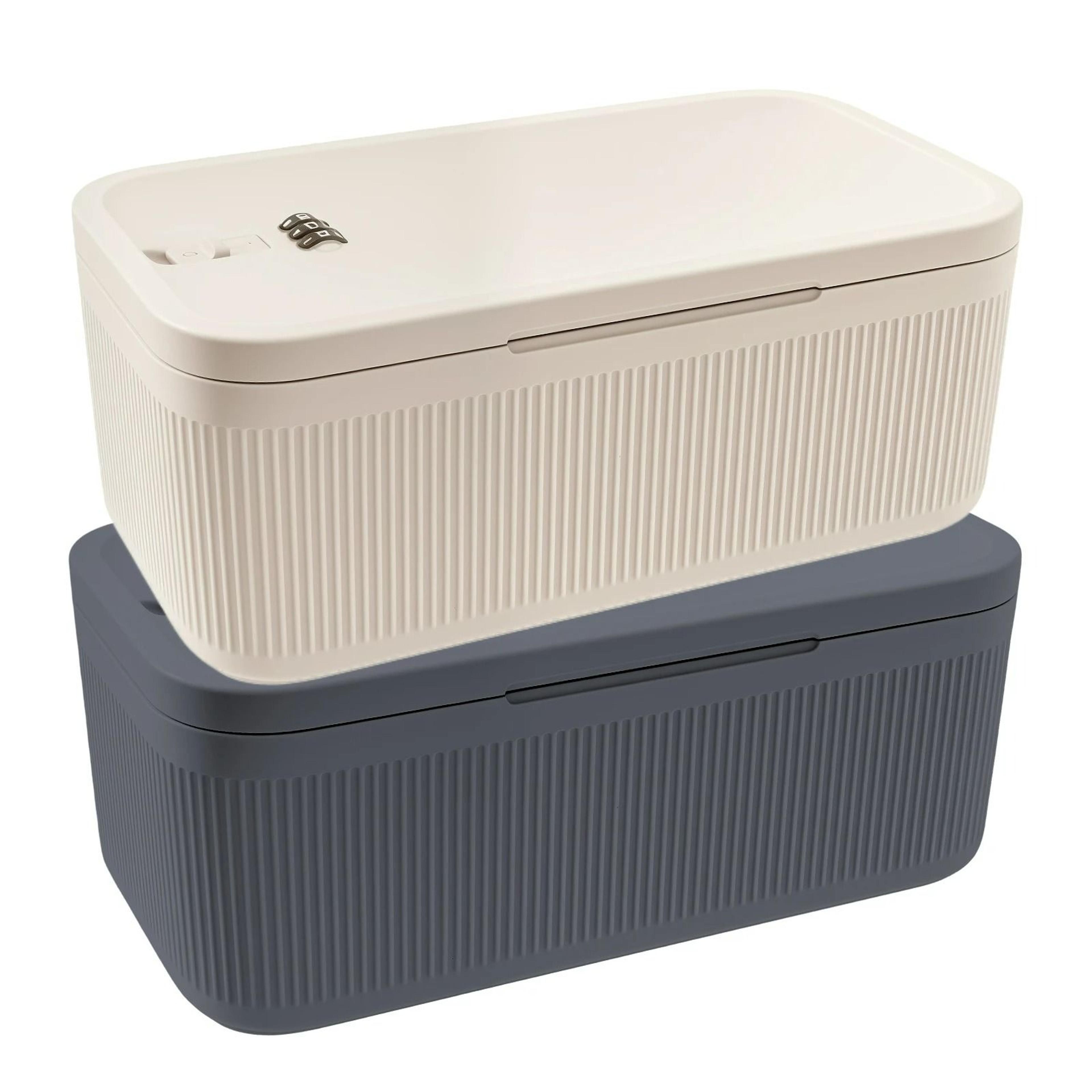 digital password locking security box & storage organizer