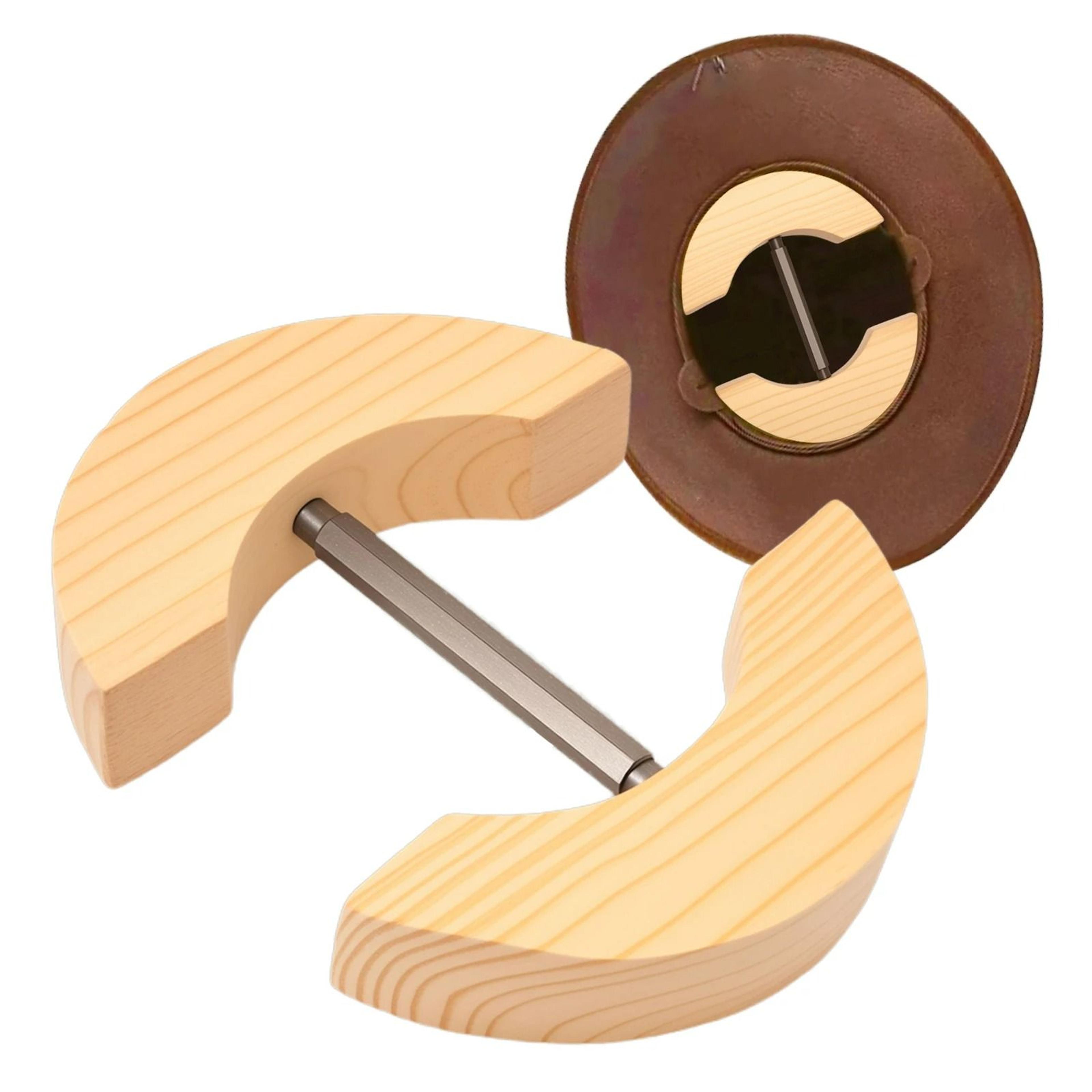repacego adjustable wooden hat stretcher & shape maintainer