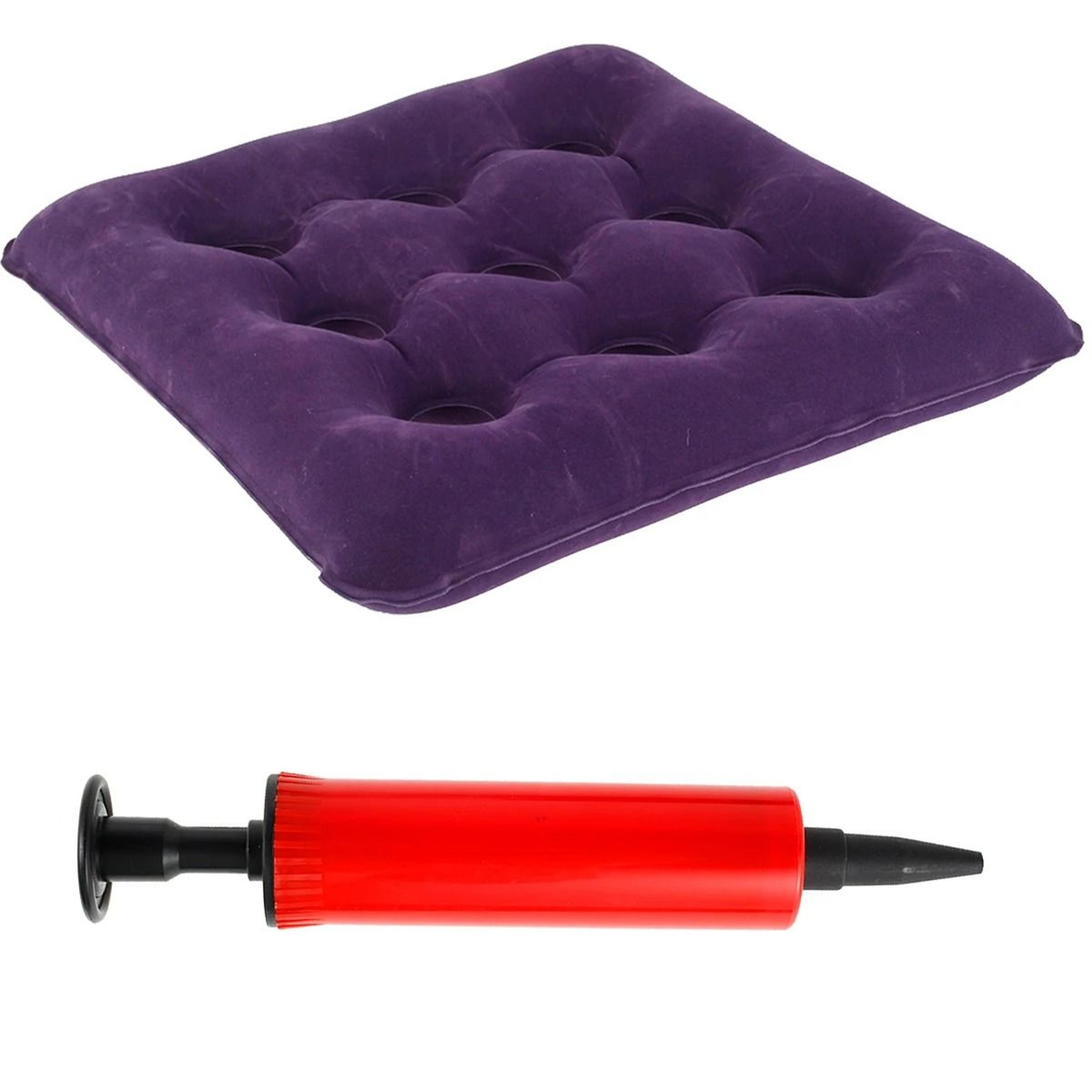 inflatable medical ring seat cushion with air pump