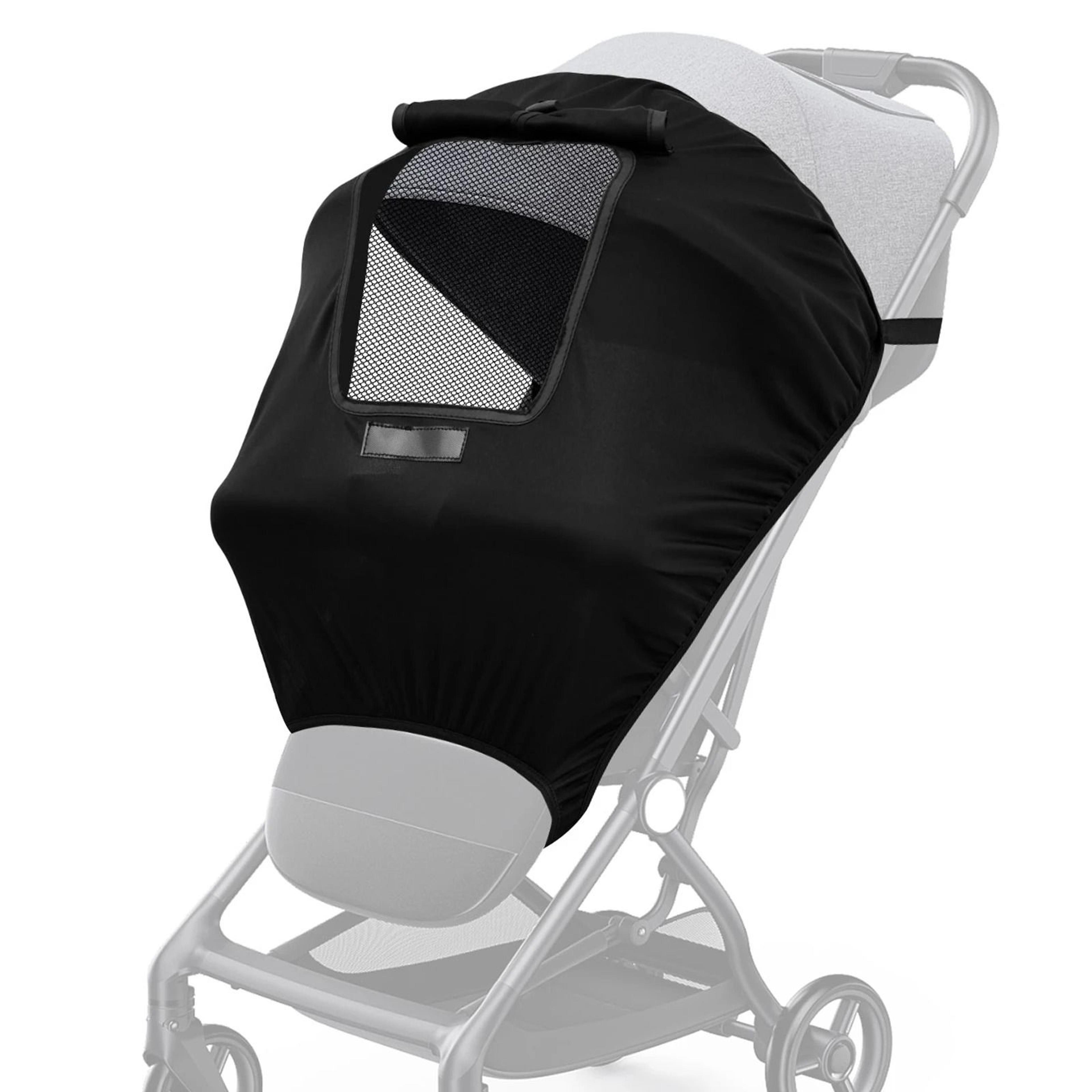 universal baby stroller uv protection sun shade & waterproof canopy