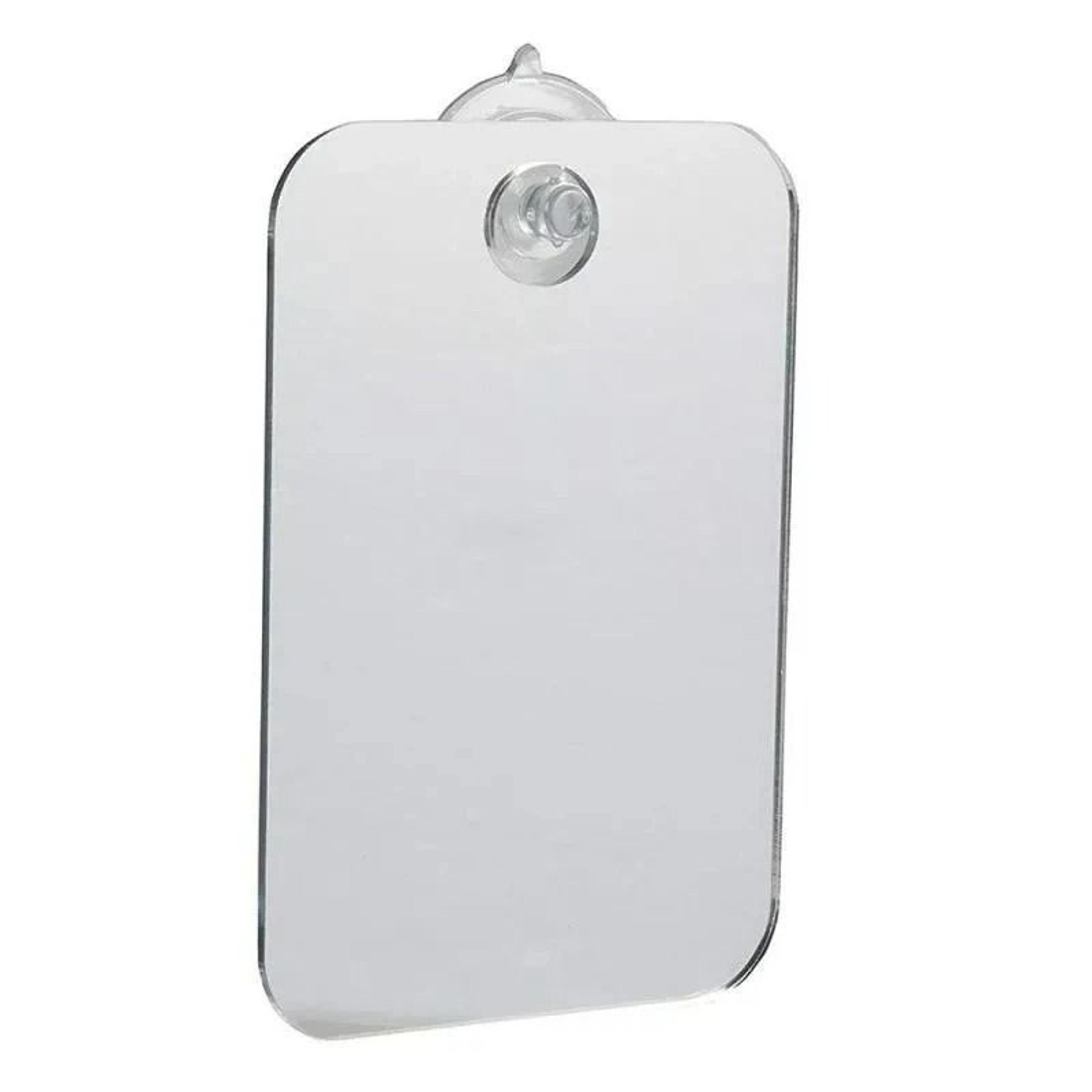 acrylic fogless shower mirror with wall suction cup