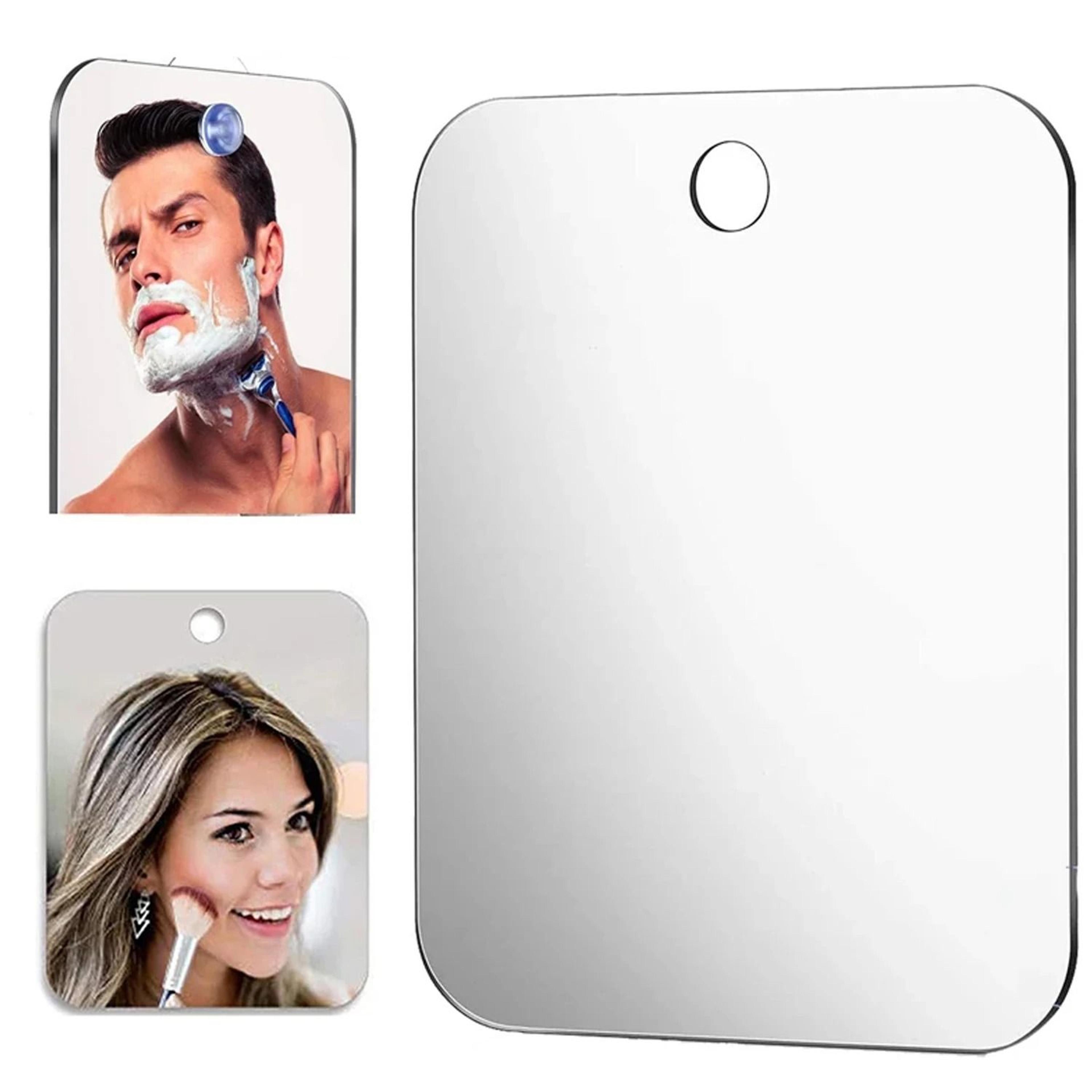 professional acrylic fogless shower mirror with wall suction cup