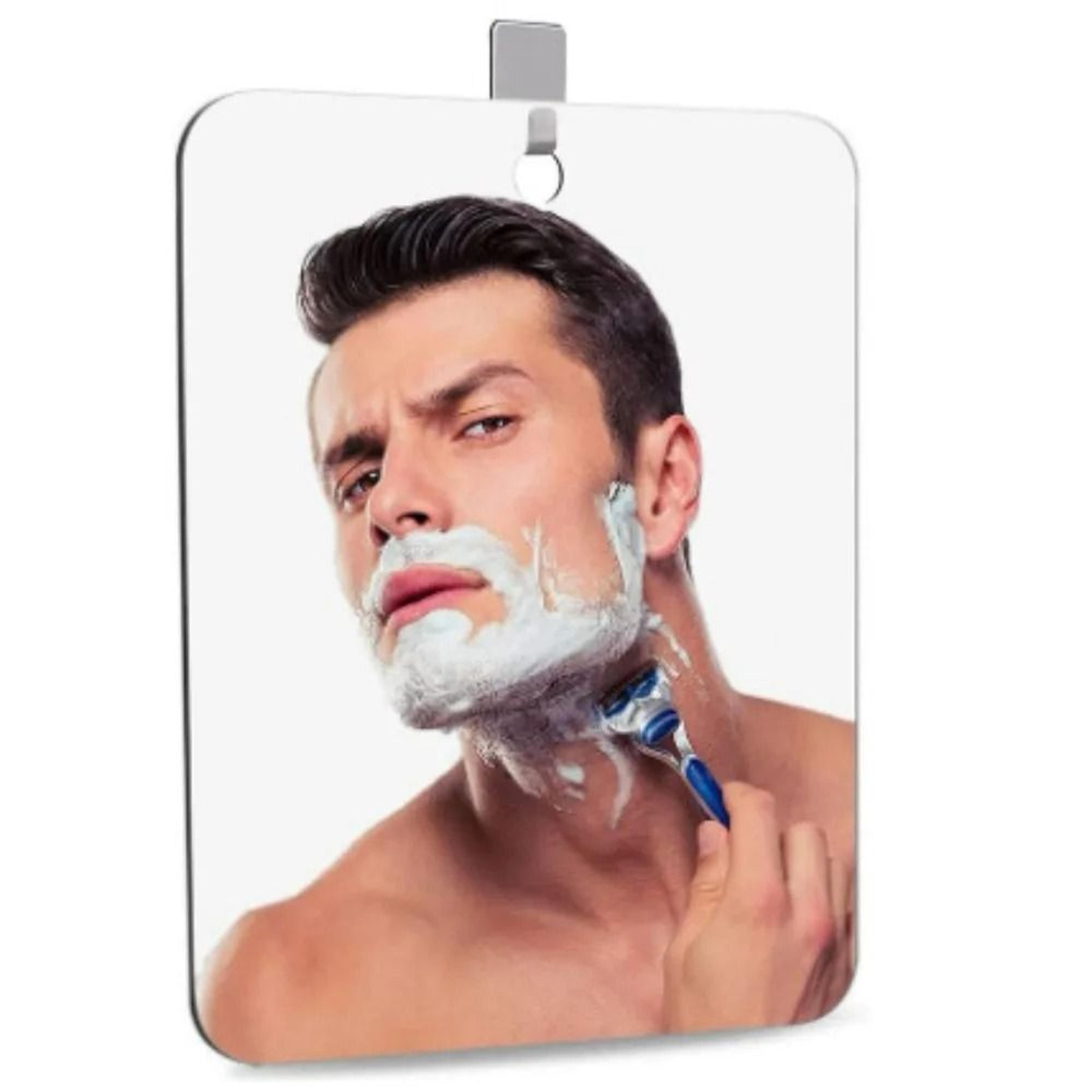 acrylic fogless shower mirror with wall hook
