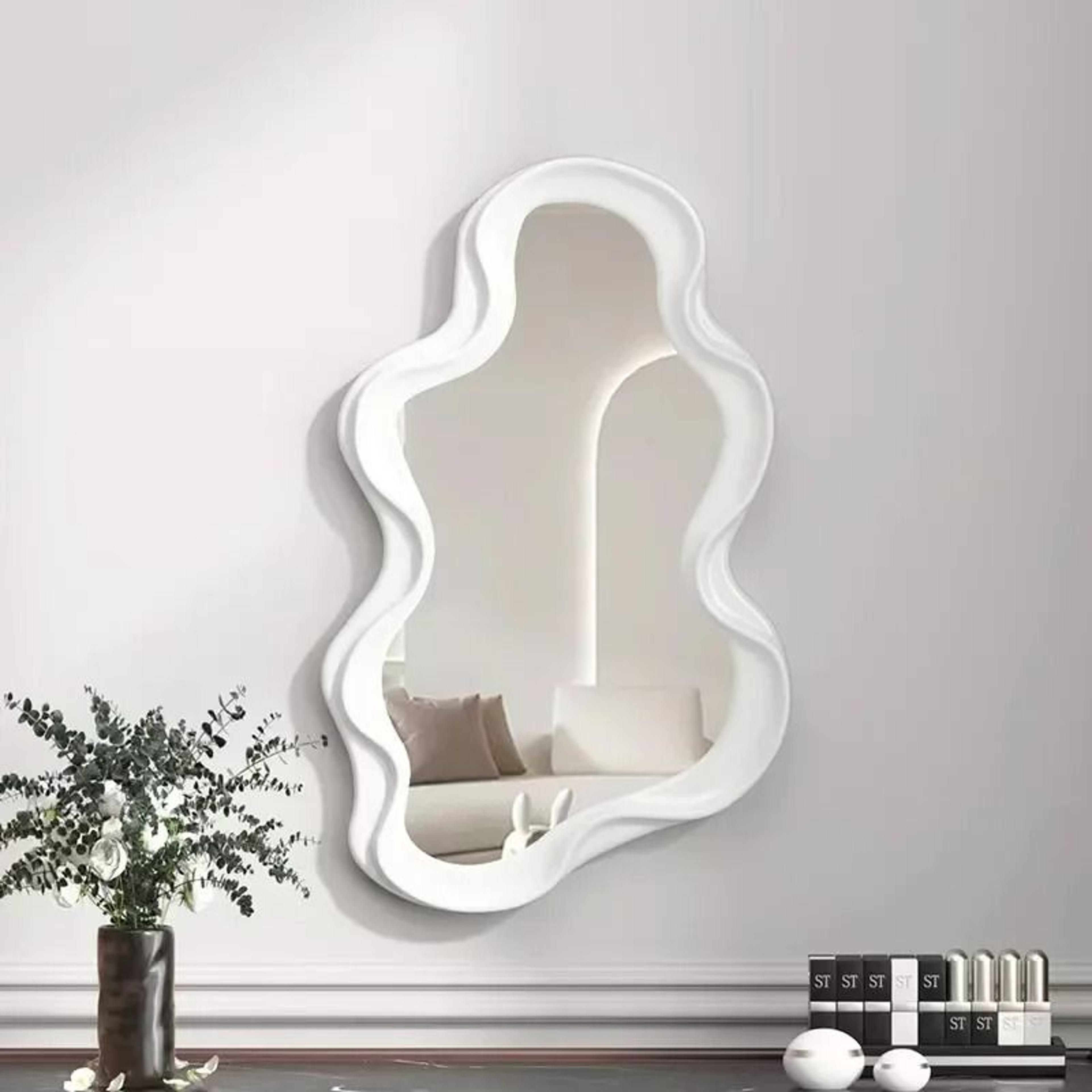 kawaii house-shaped decorative wall mirror