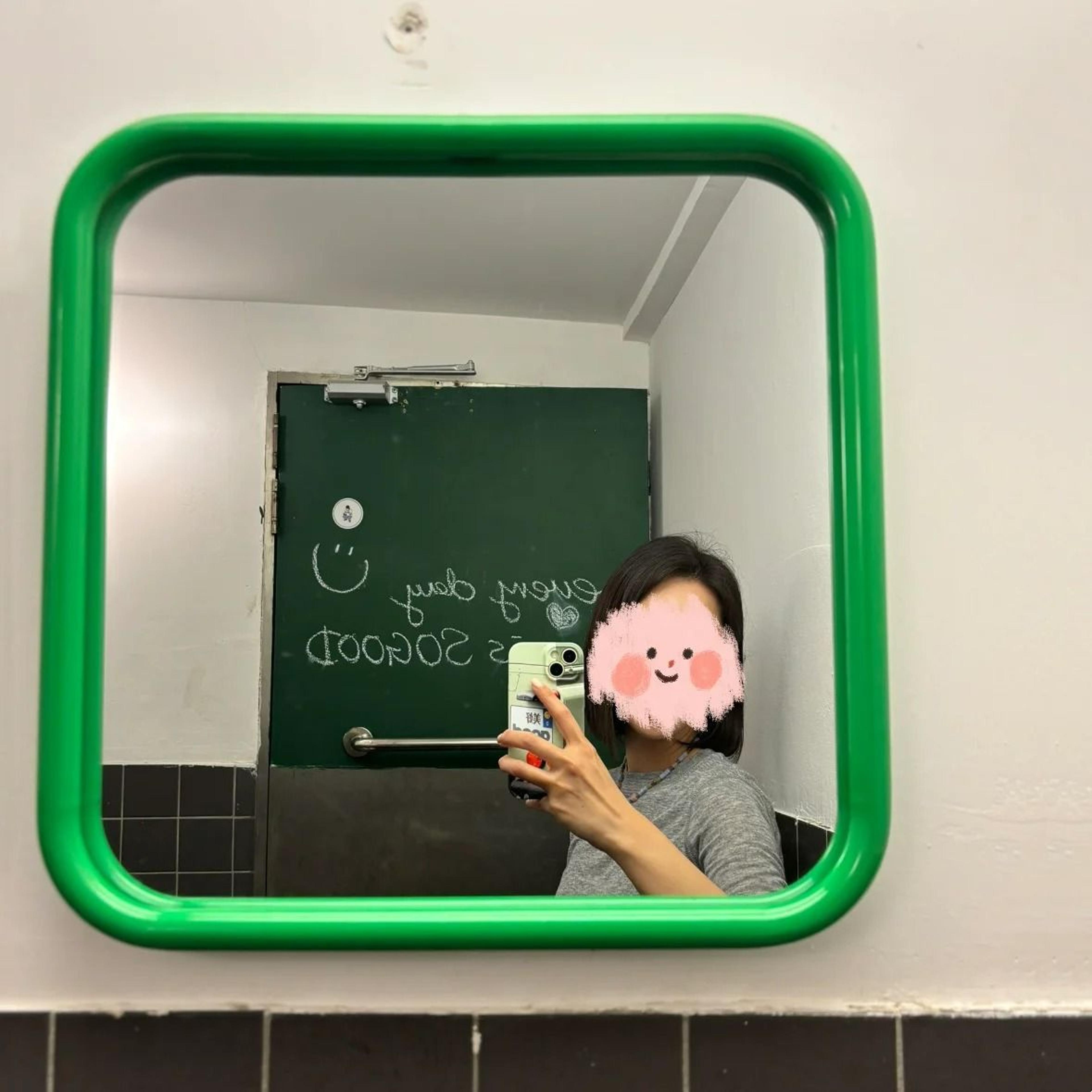 modern stainless steel framed square vanity mirror