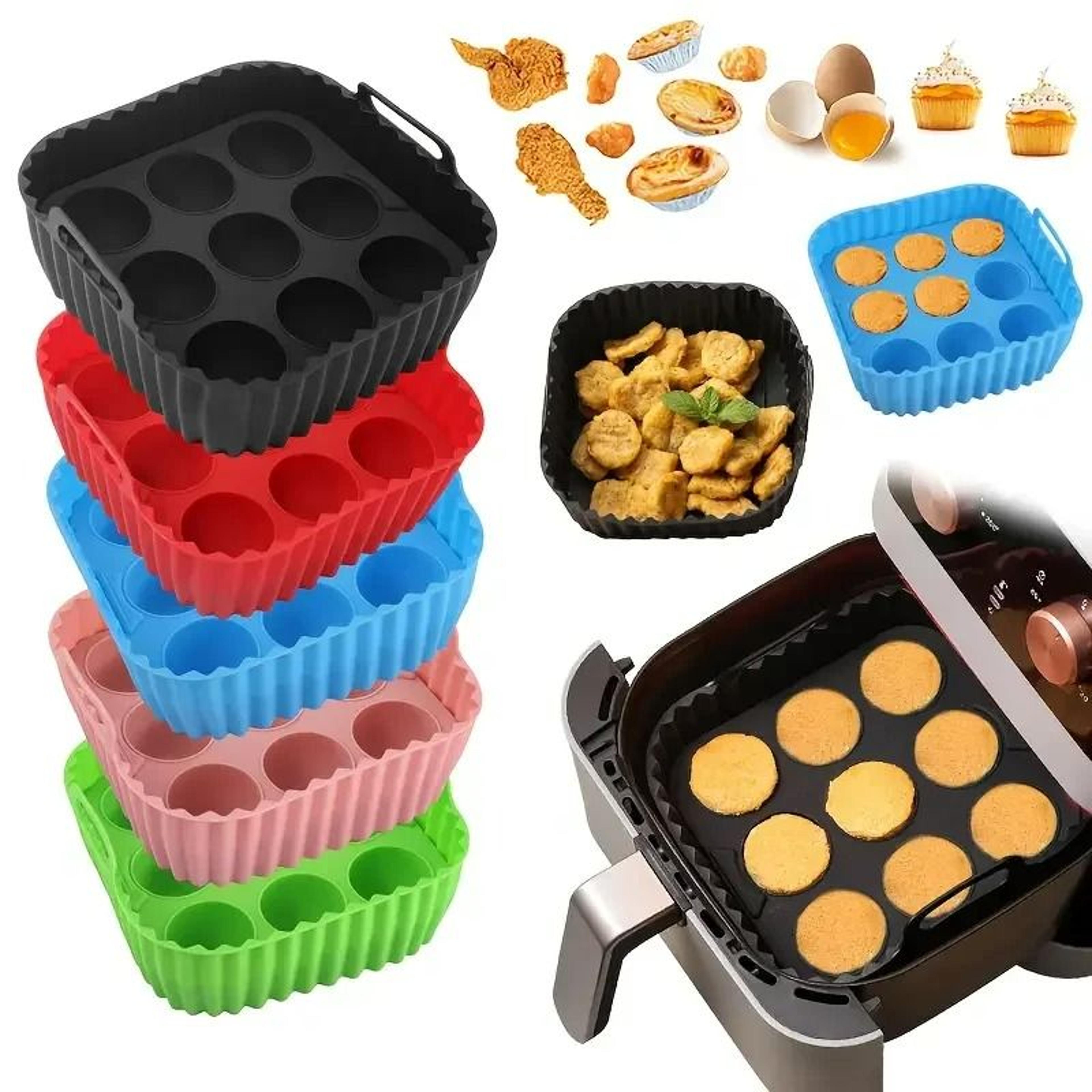 non-stick flexible silicone muffin & donut baking molds ( pack of 2 )