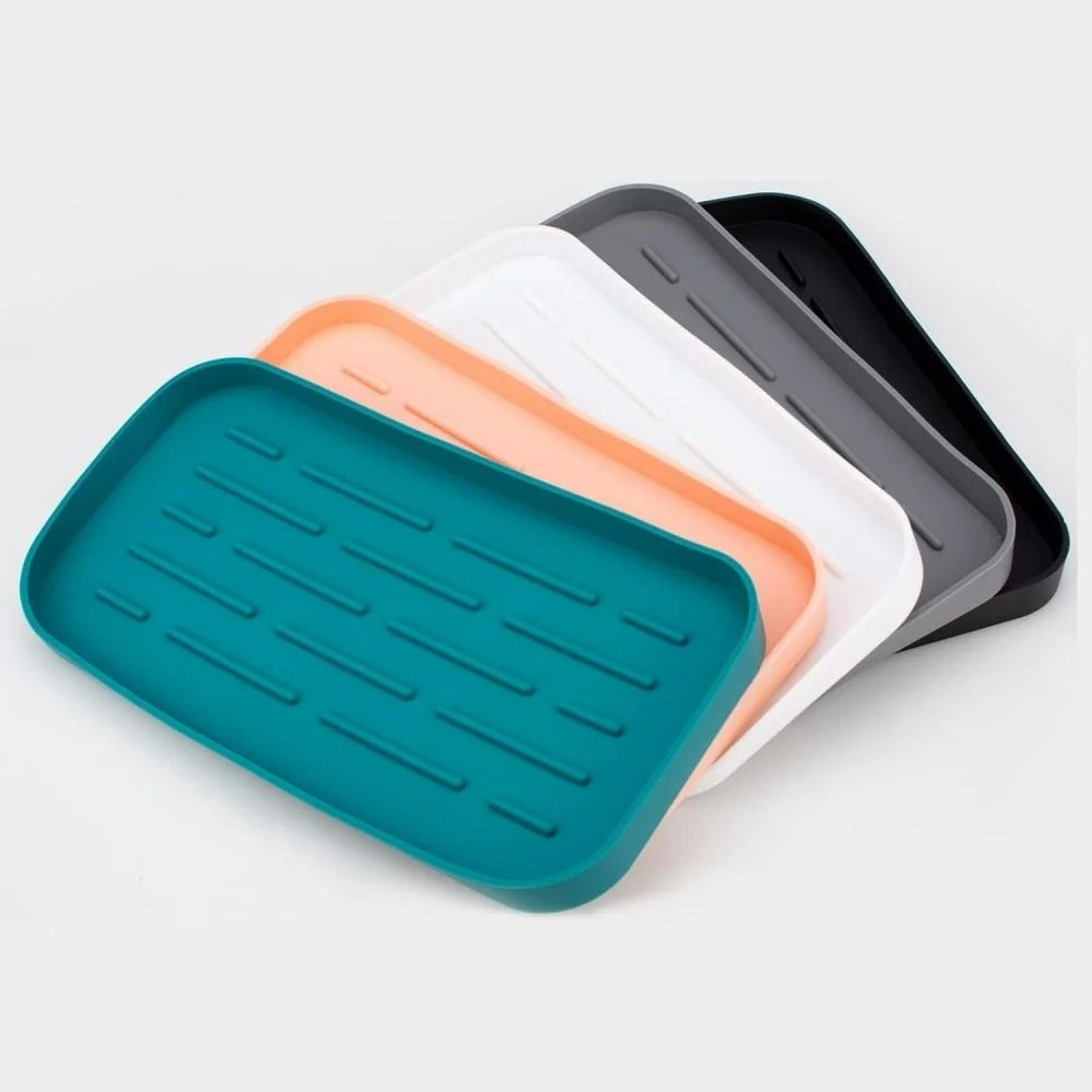 multi-purpose square silicone drying & storage tray
