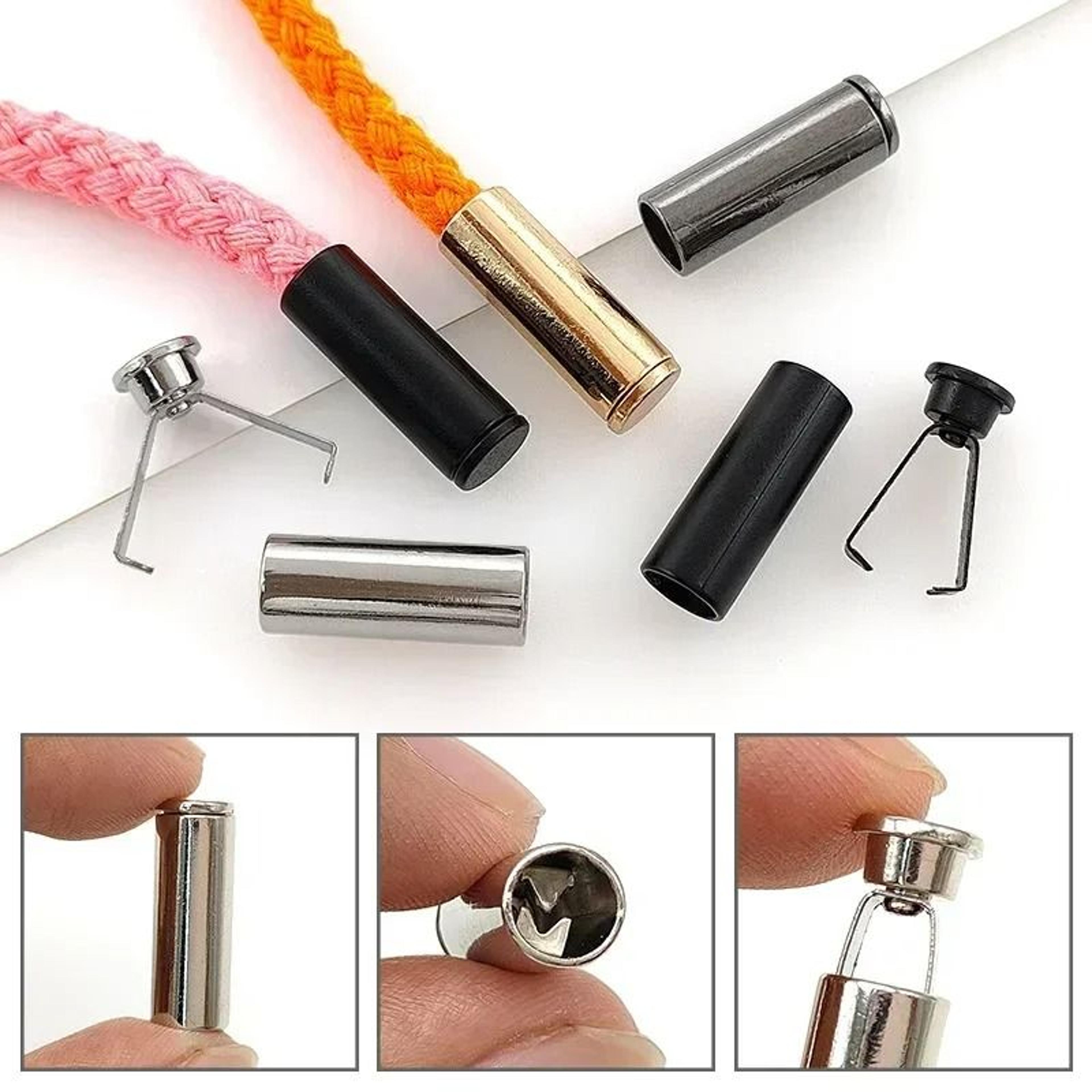 10 sets detachable cord locks rectangle drawstring stoppers for apparel