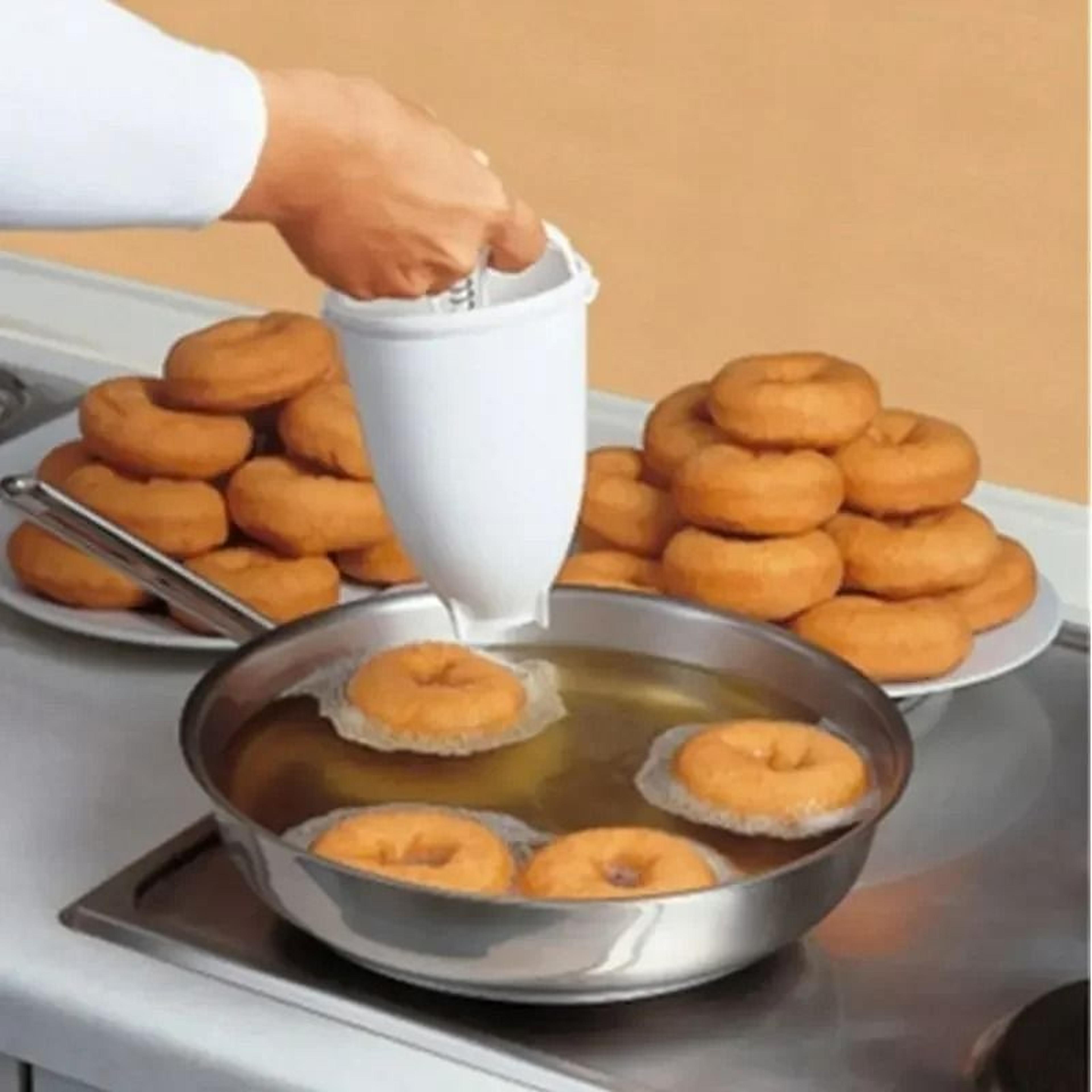 manual plastic donut maker dispenser diy doughnut batter mold press