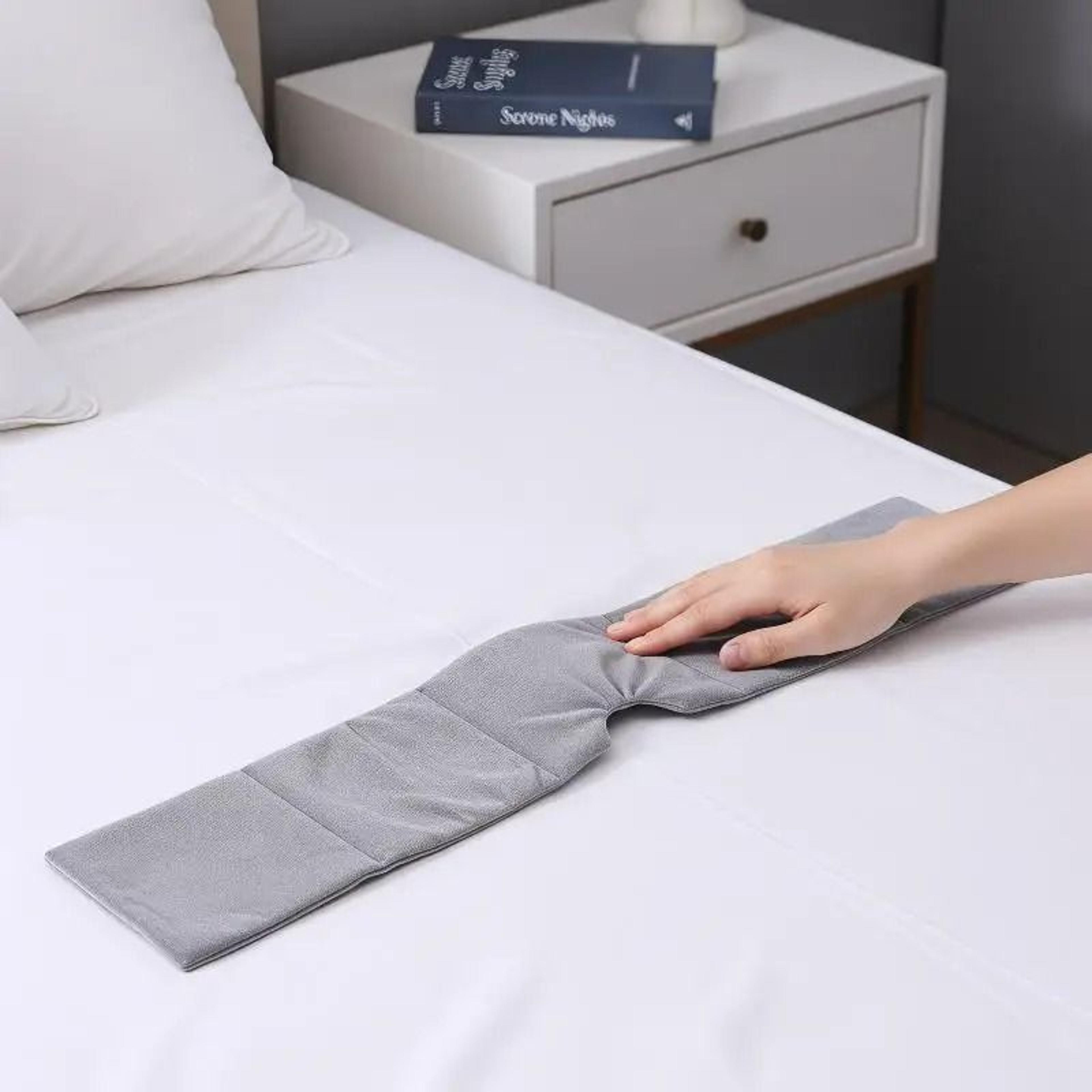 weighted gravity eye mask light blocking pressure relief sleep mask for men and women