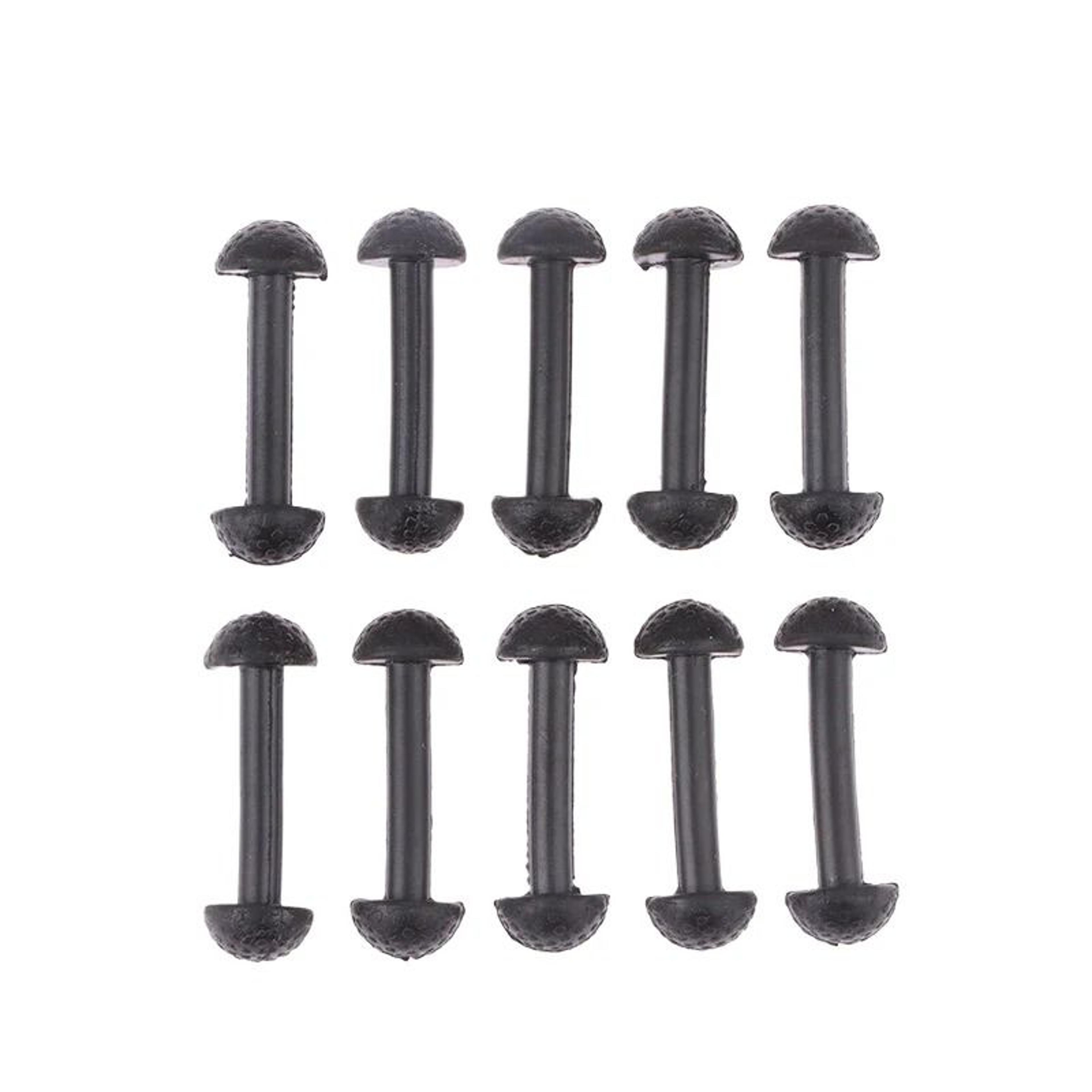 10 piece vintage action figure leg band replacement connectors black rubber o-rings