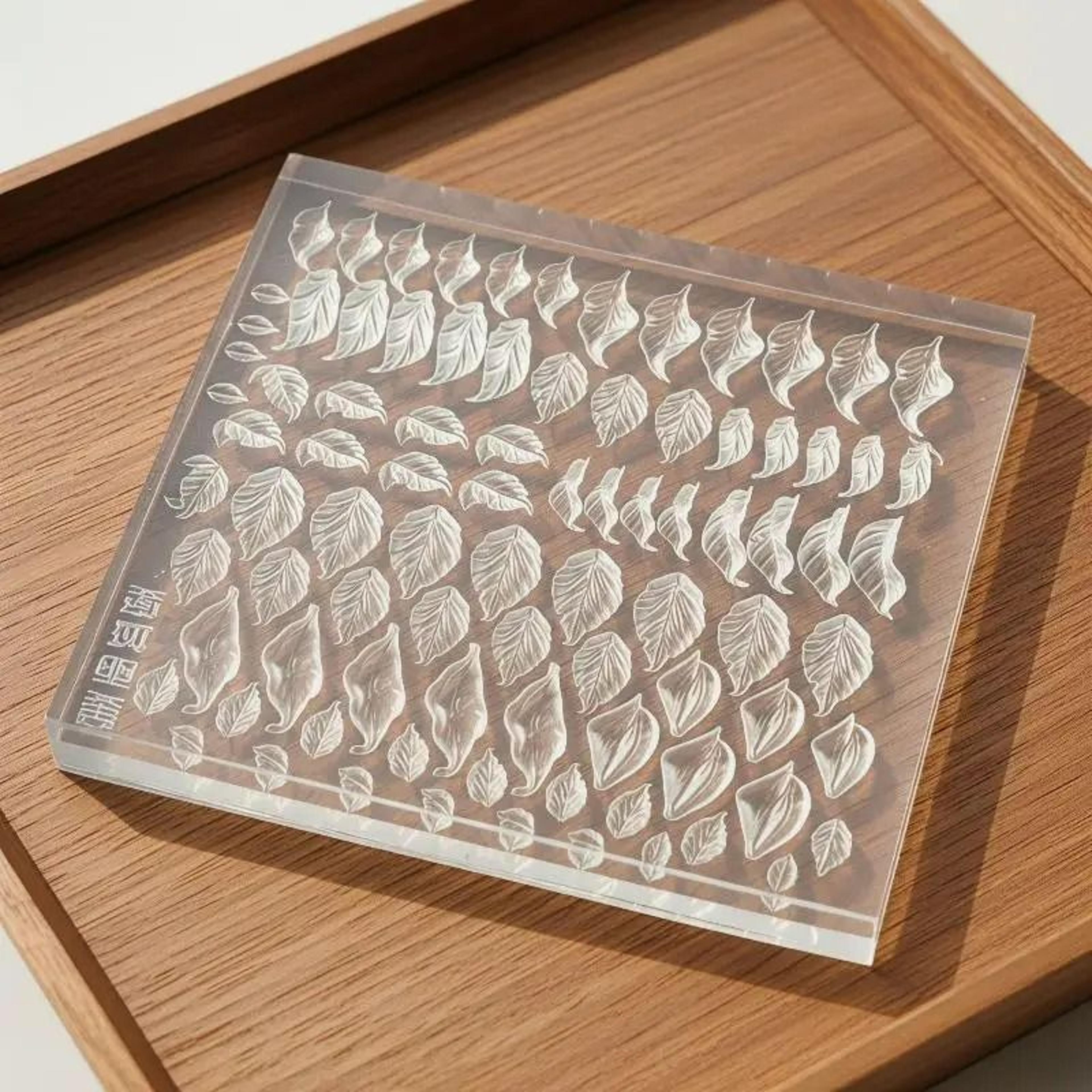 miniature leaf silicone mold 3d resin casting mold for handmade jewelry and crafts