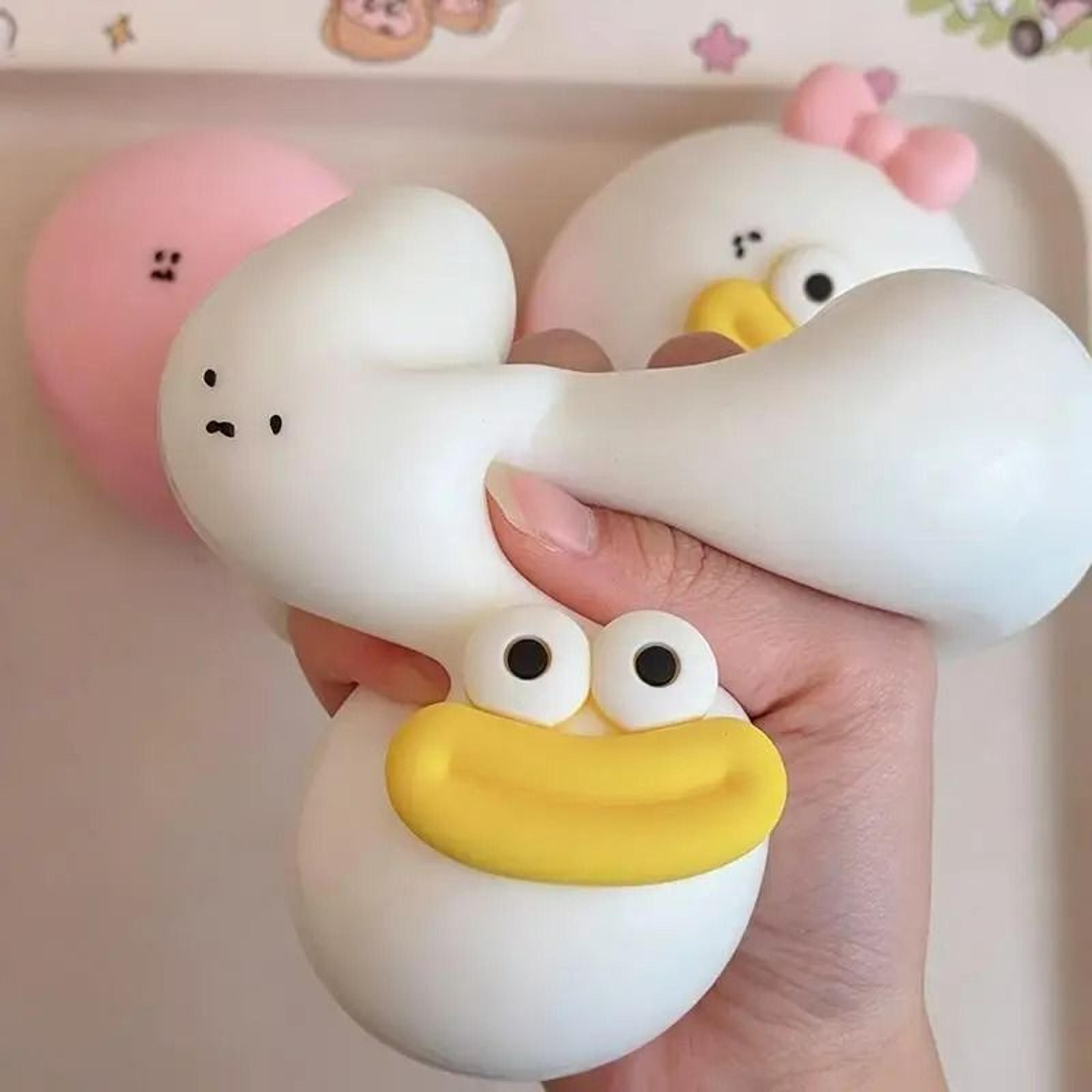 big mouth mantou anti-stress squeeze toy soft durable squishy ball