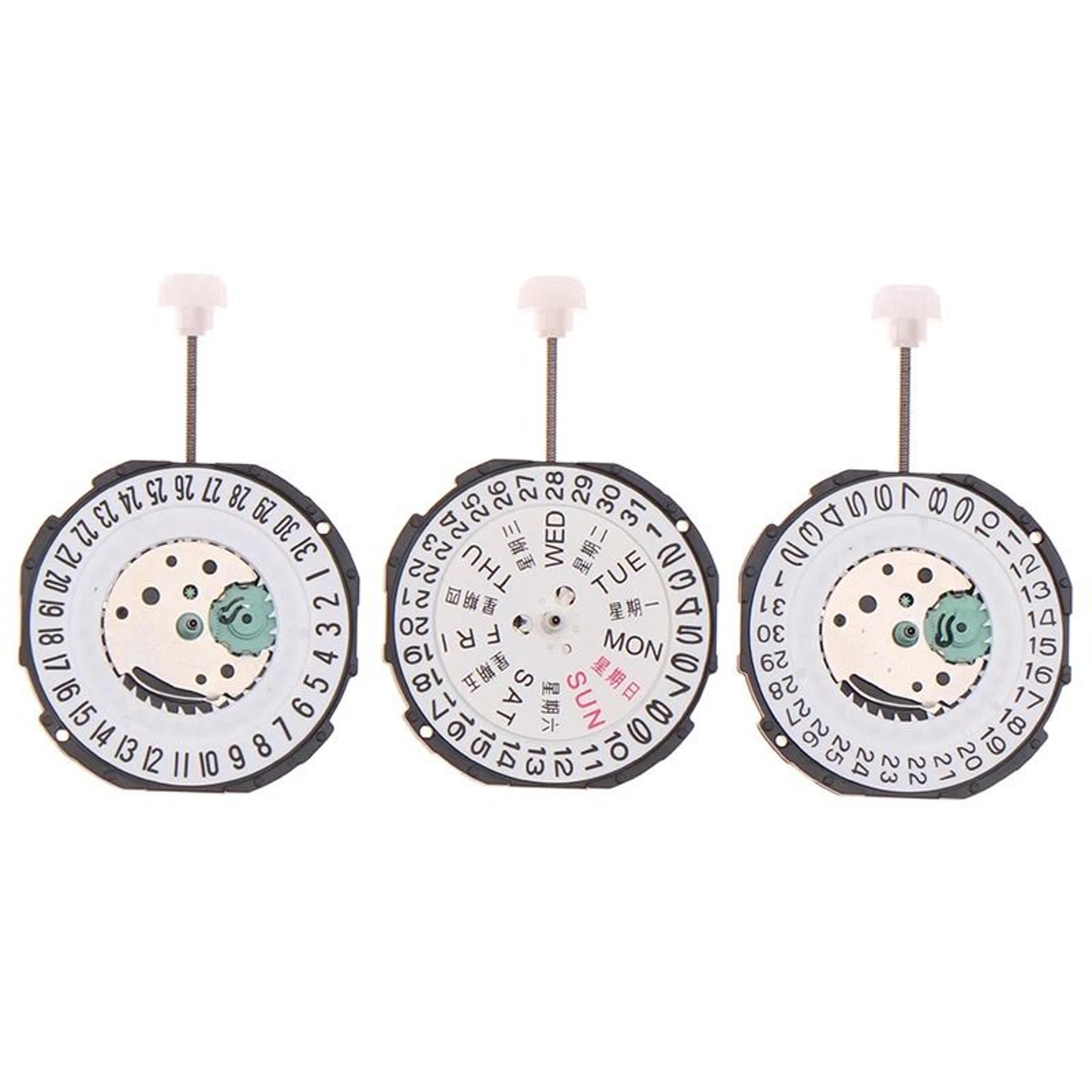 sl28 quartz watch movement 3-hand replacement engine with date function