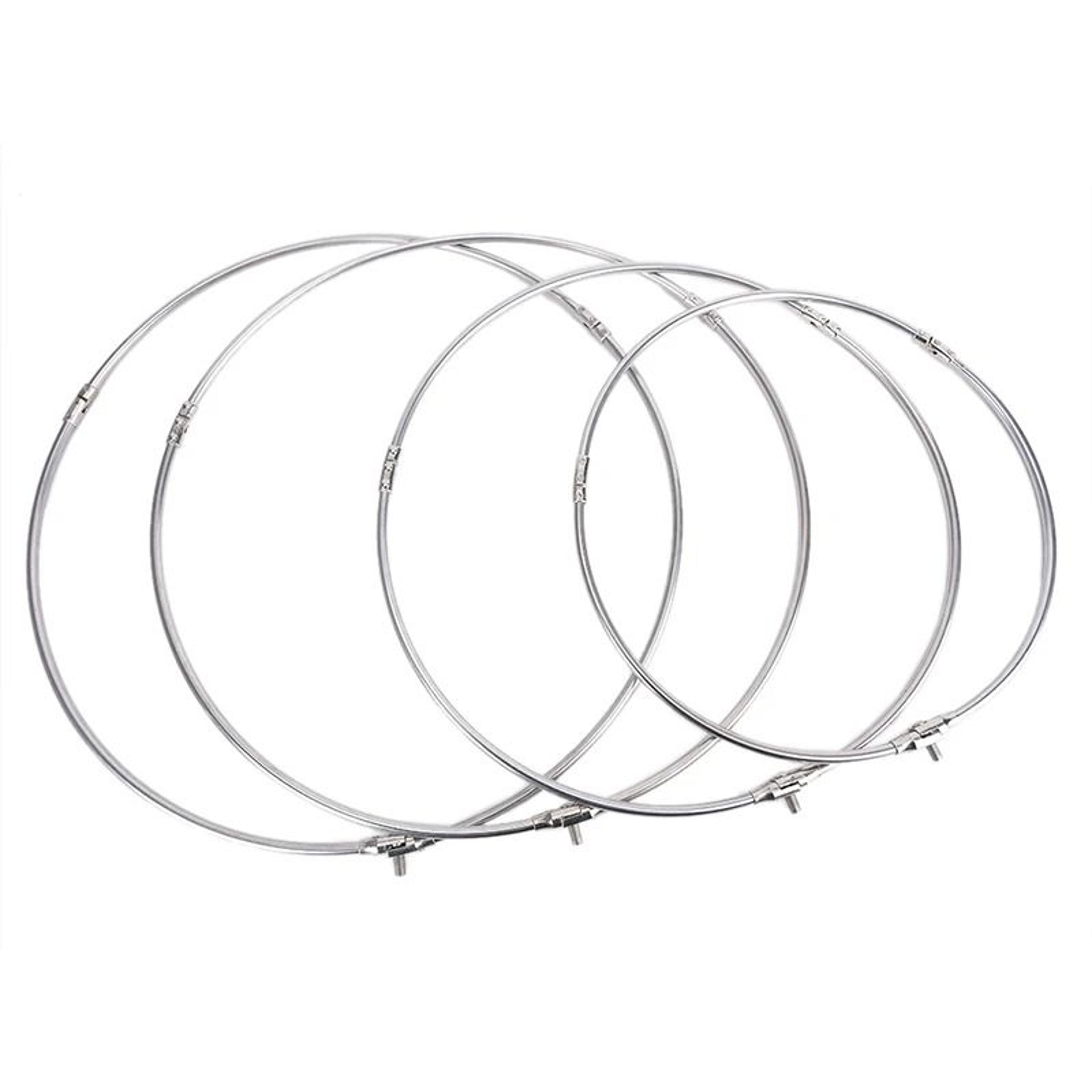 stainless steel folding fishing net frame round landing dip net head