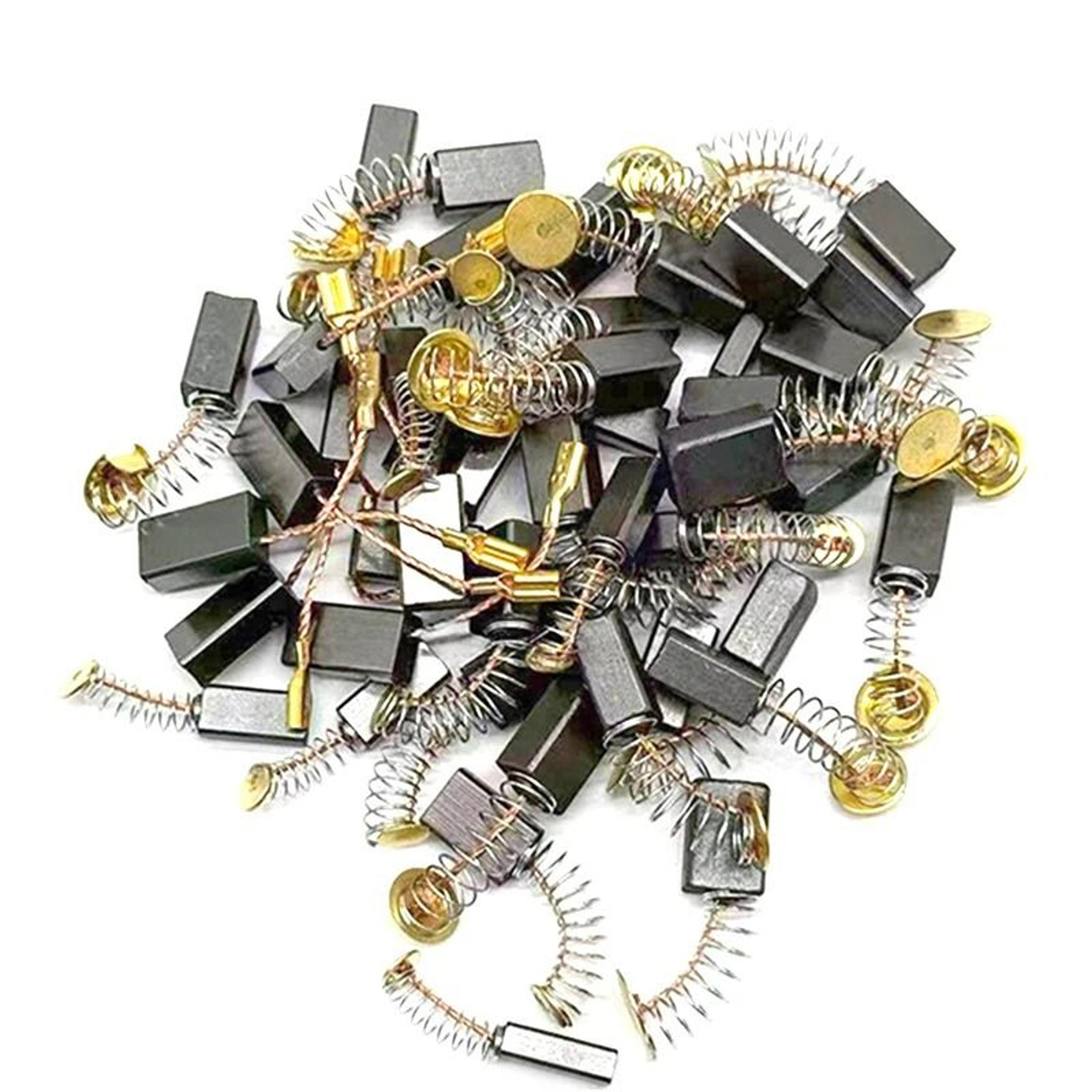 50 piece carbon brush replacement set for power drills sanders grinders and motors