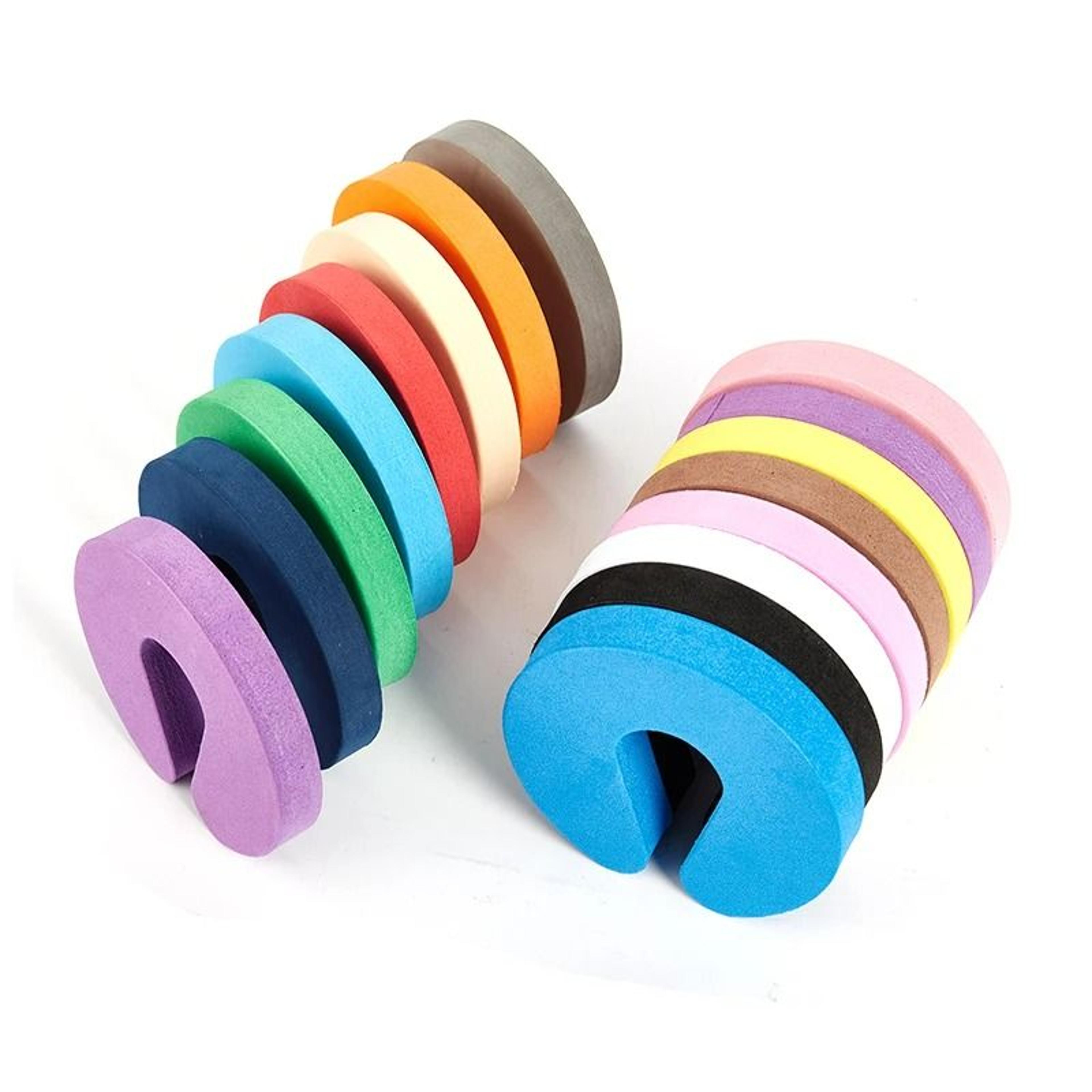 5 piece foam door stopper finger protector guards for baby safety and home security