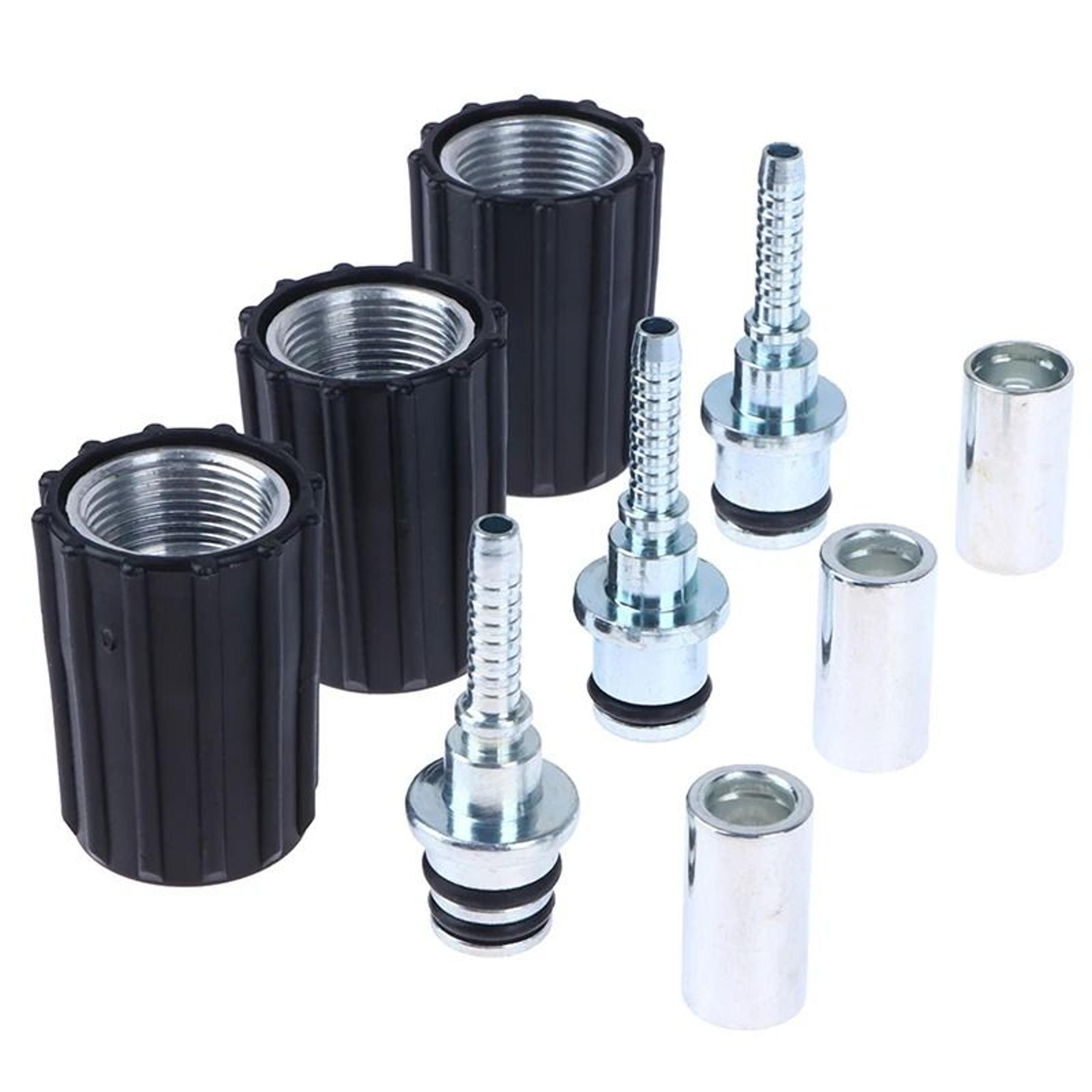 high pressure washer hose repair insert fittings m22 twist connector with d14 d15 ring nut