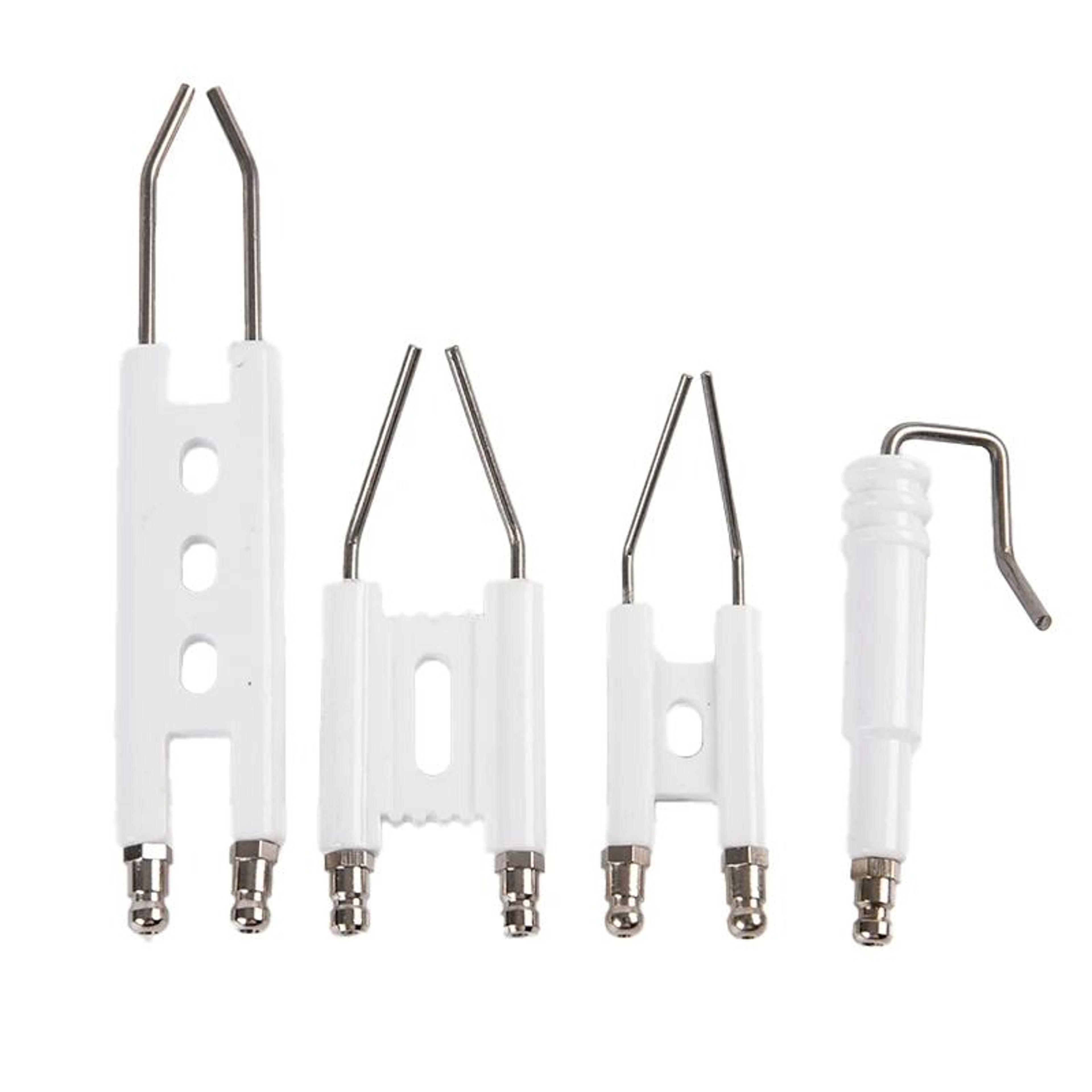 h-type twin ceramic ignition electrodes set for bt10 oil burner spark plug assembly