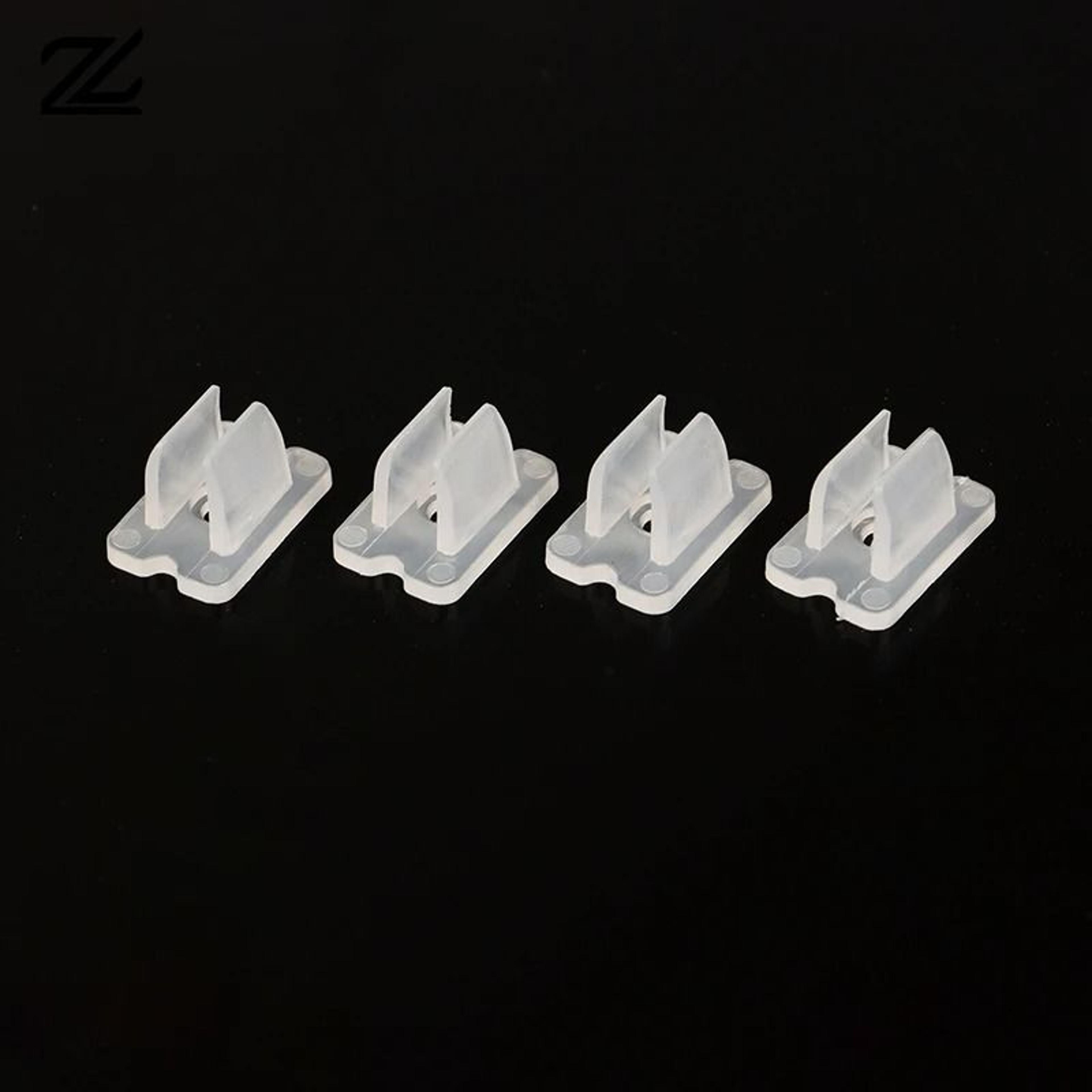 50 piece flexible led neon strip light mounting clips plastic buckle set