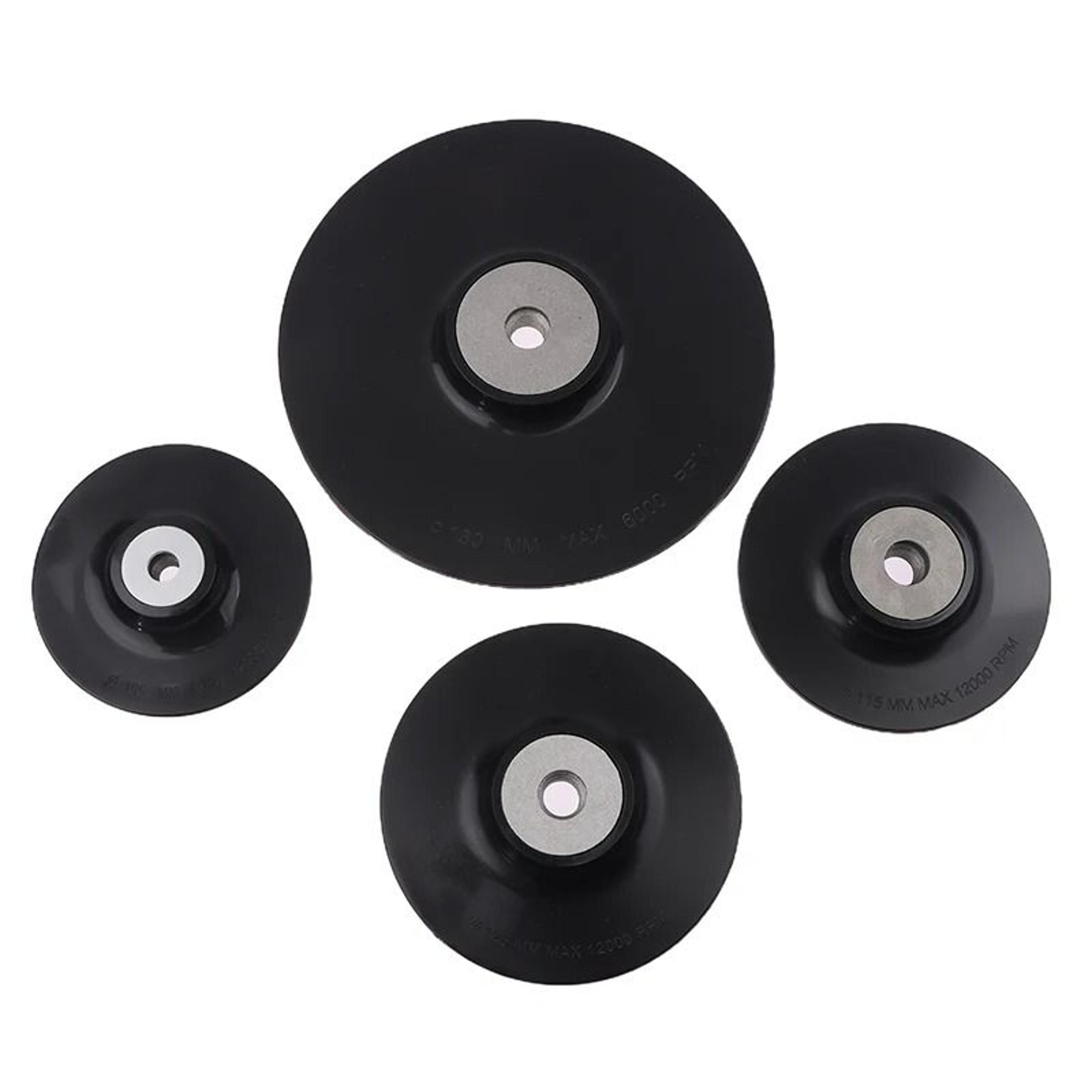 4-7 inch m10/m14 angle grinder fiber disc backing pad 12200 rpm heavy duty sanding adapter