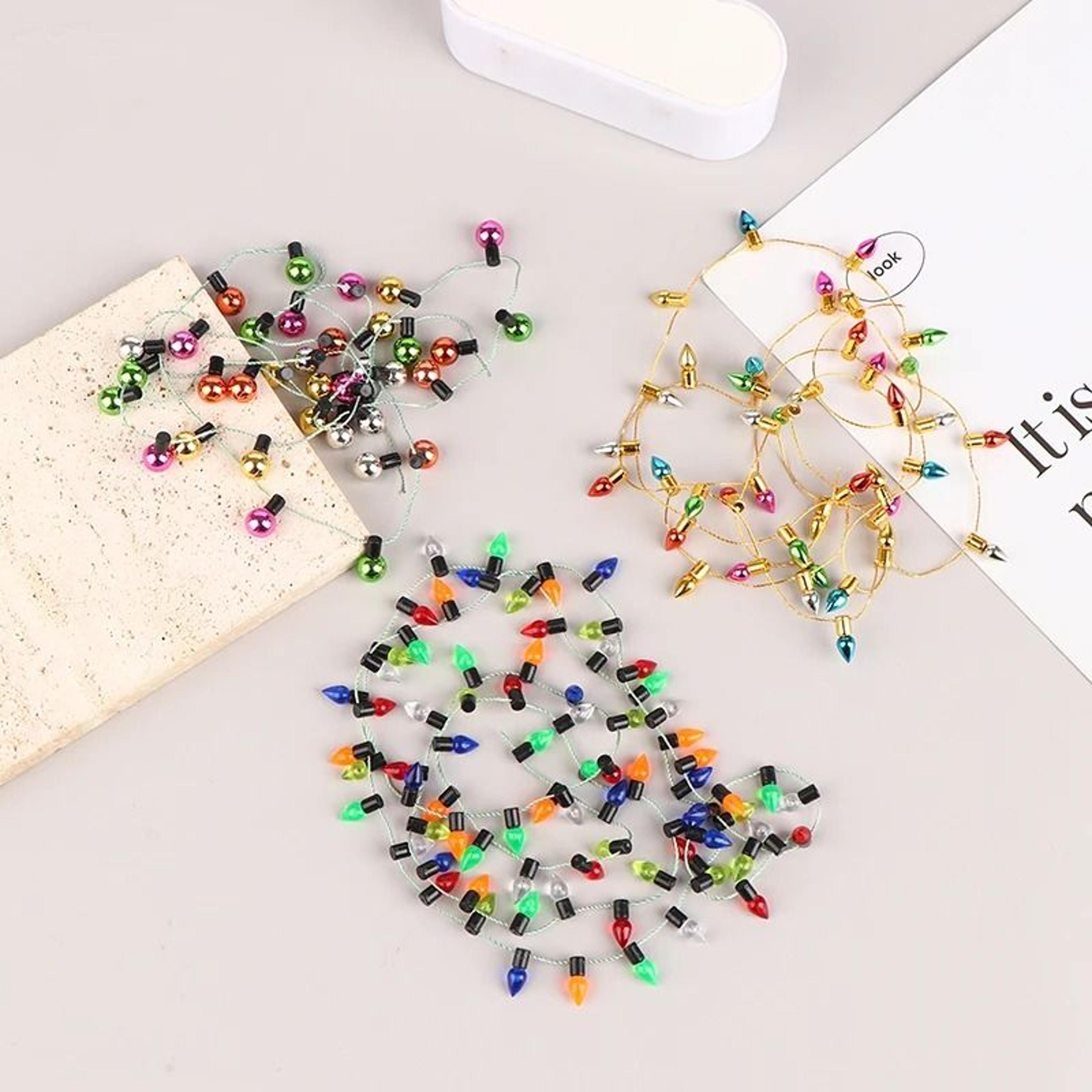 1 12 scale dollhouse miniature fake christmas string lights decoration 3.3 ft
