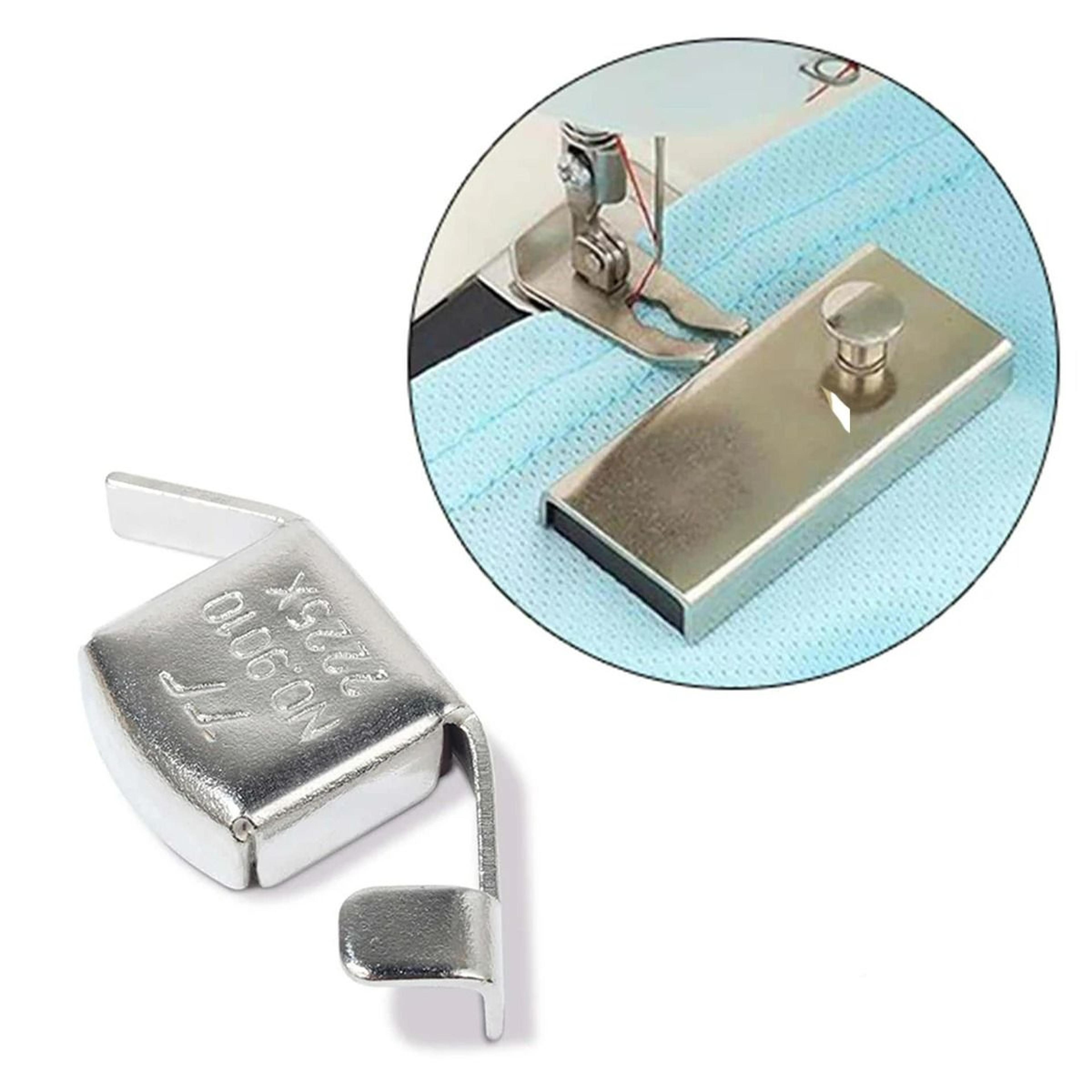 universal magnetic seam guide for sewing machines and quilting