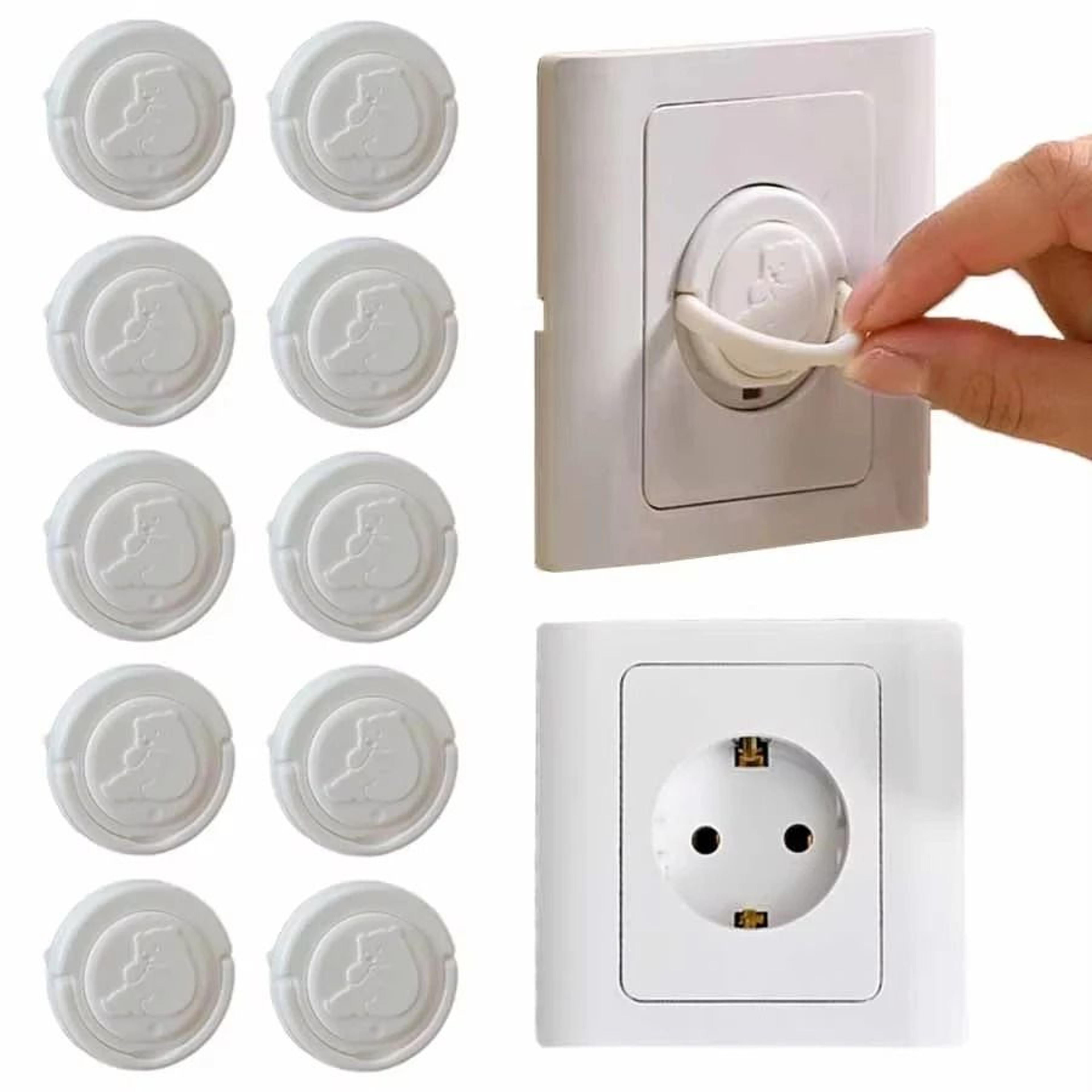 10 piece european standard baby safety electrical outlet plug covers