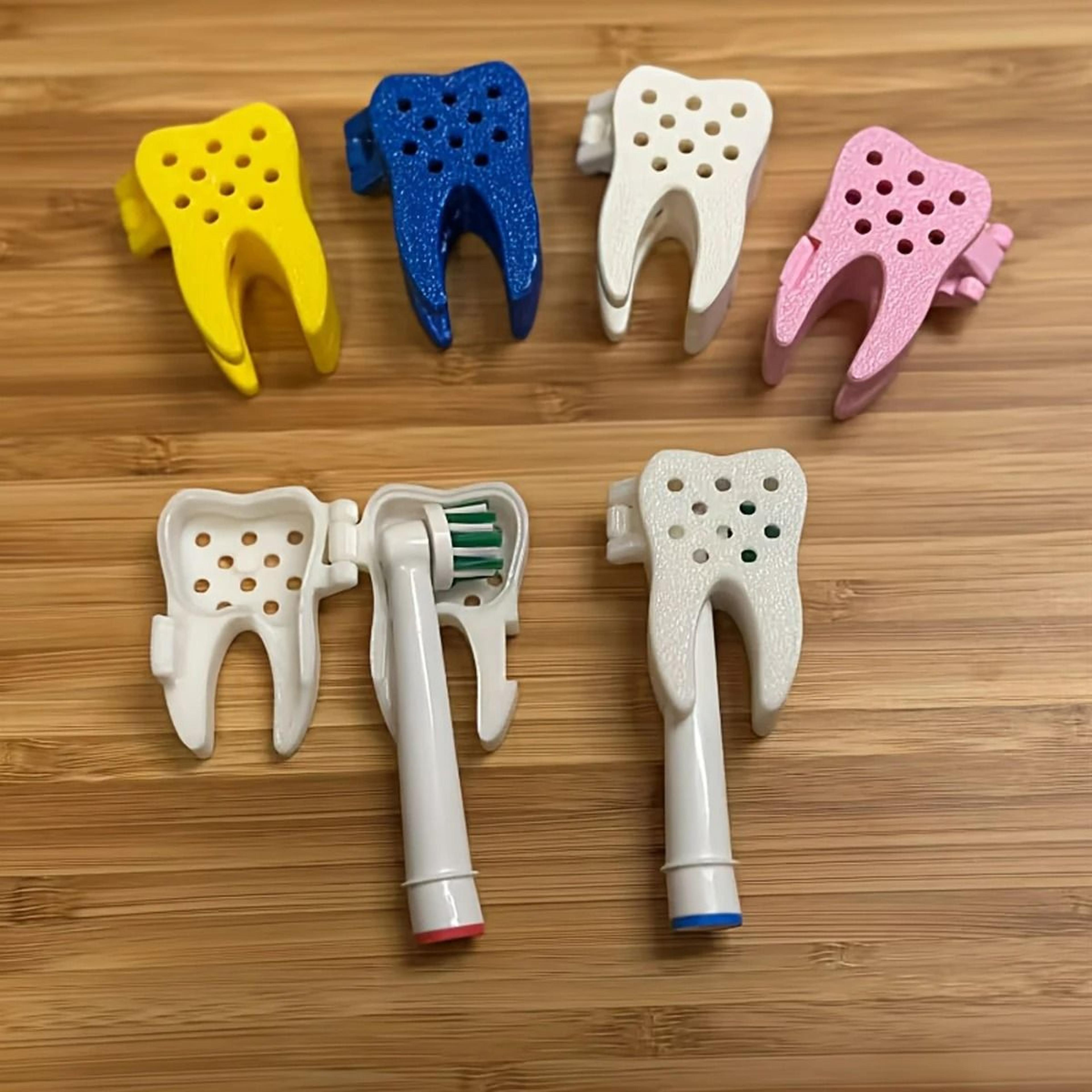 universal electric toothbrush head cover cap with ventilation holes for travel