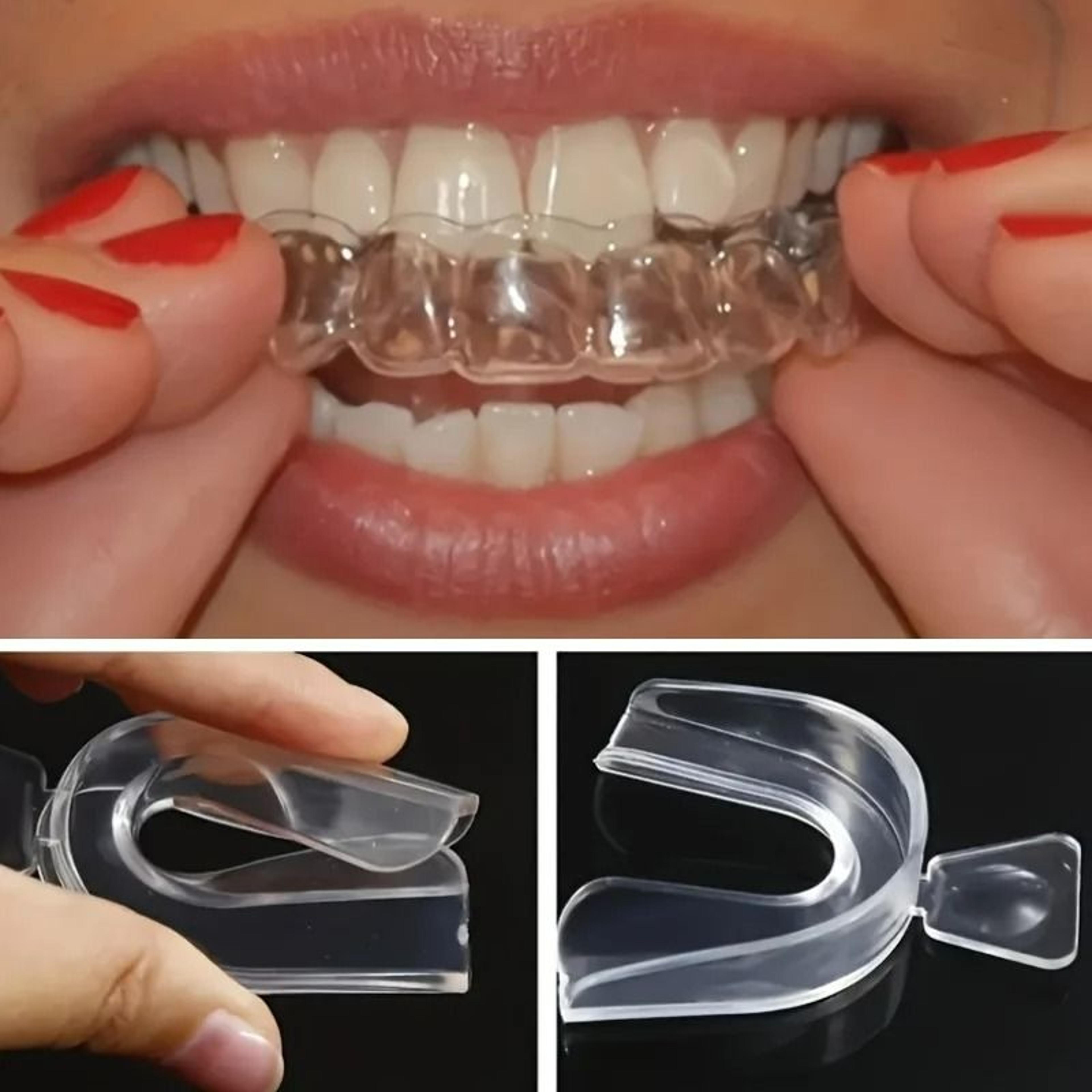 1 pair invisible silicone teeth aligner orthopedic trays for straightening and nighttime care