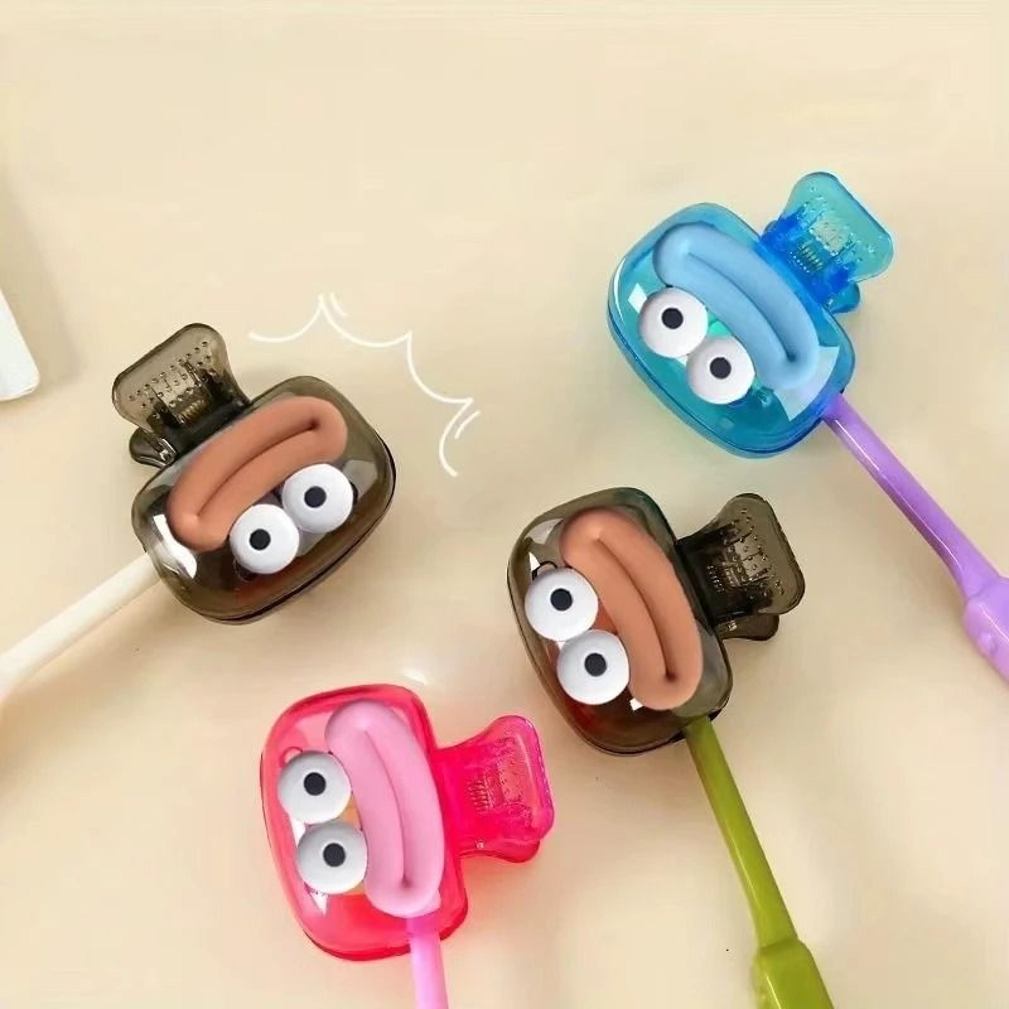 portable travel toothbrush head covers with snap clip protection