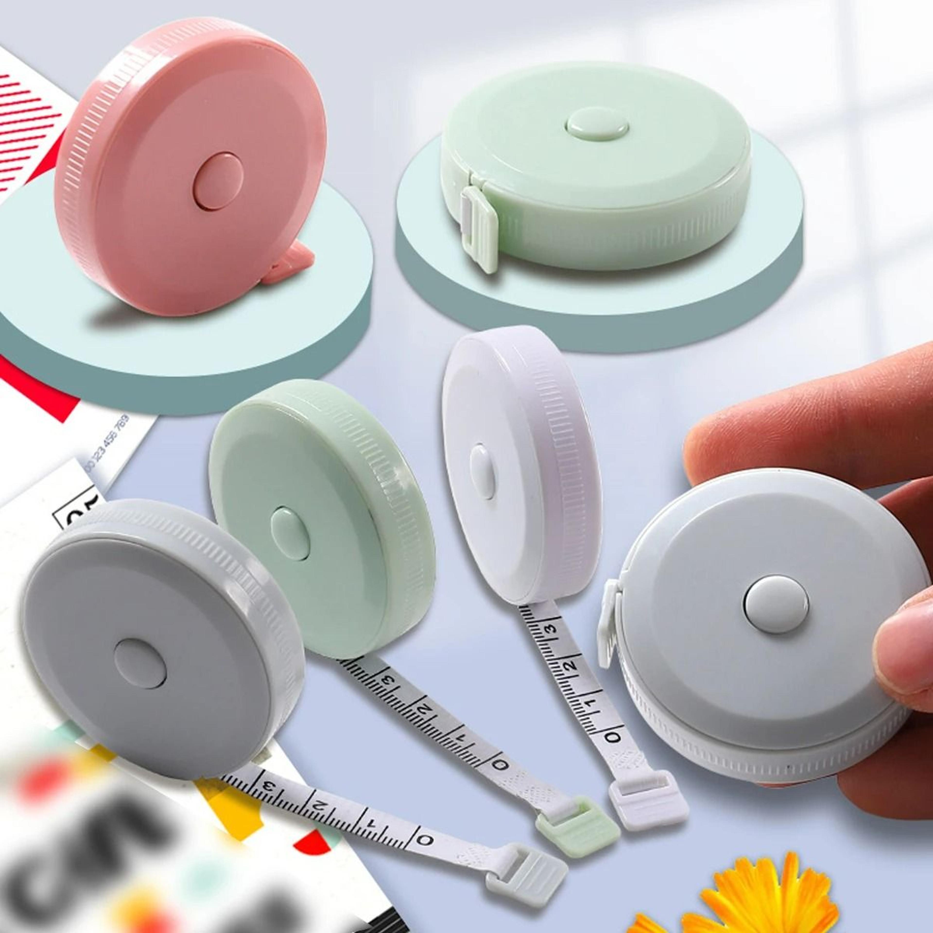 mini automatic retractable soft tape measure for body & sewing