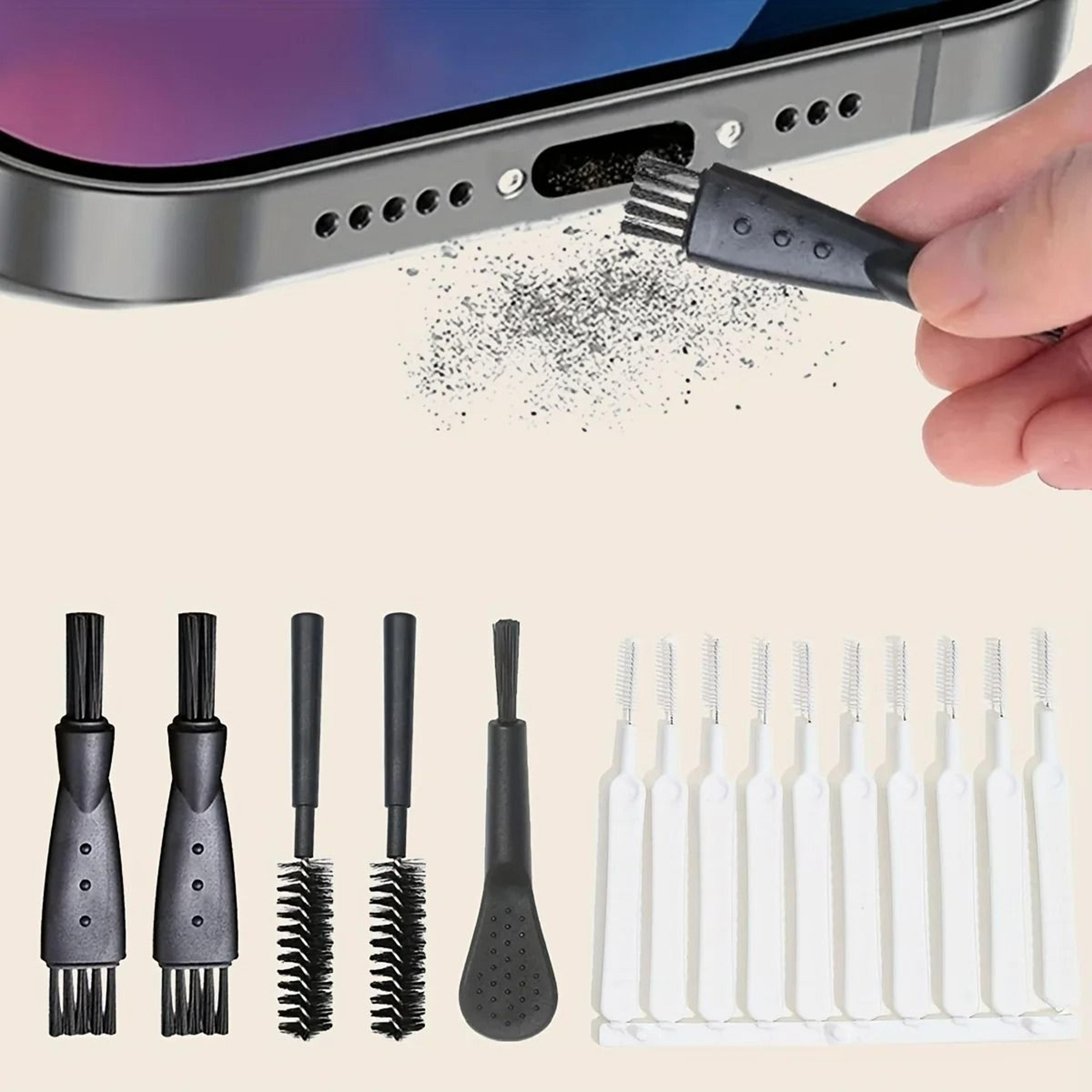 18-piece mobile phone charging port and speaker dust cleaning brush tool set