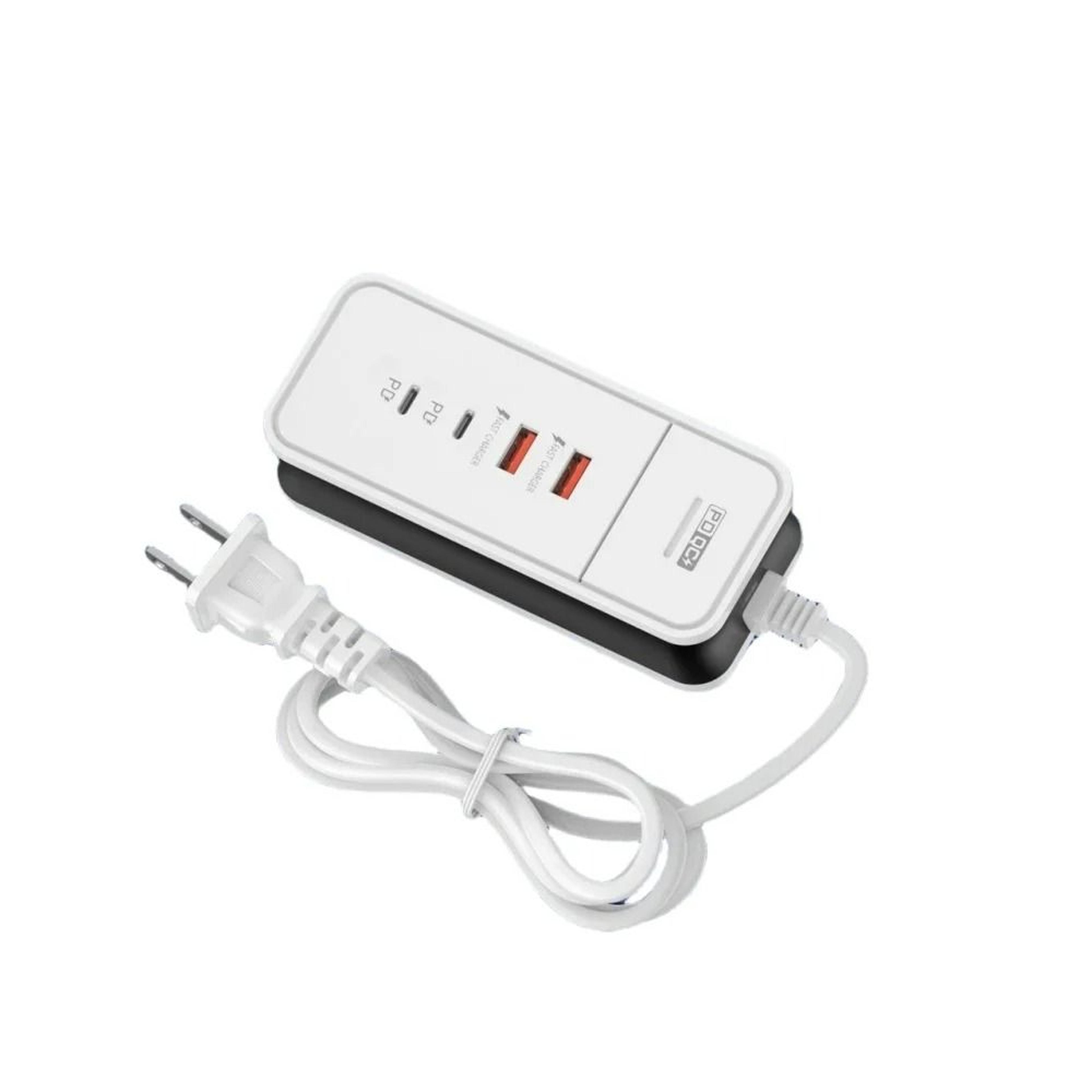 4-port usb fast wall charger adapter with quick charge 3.0 for iphone, samsung & xiaomi