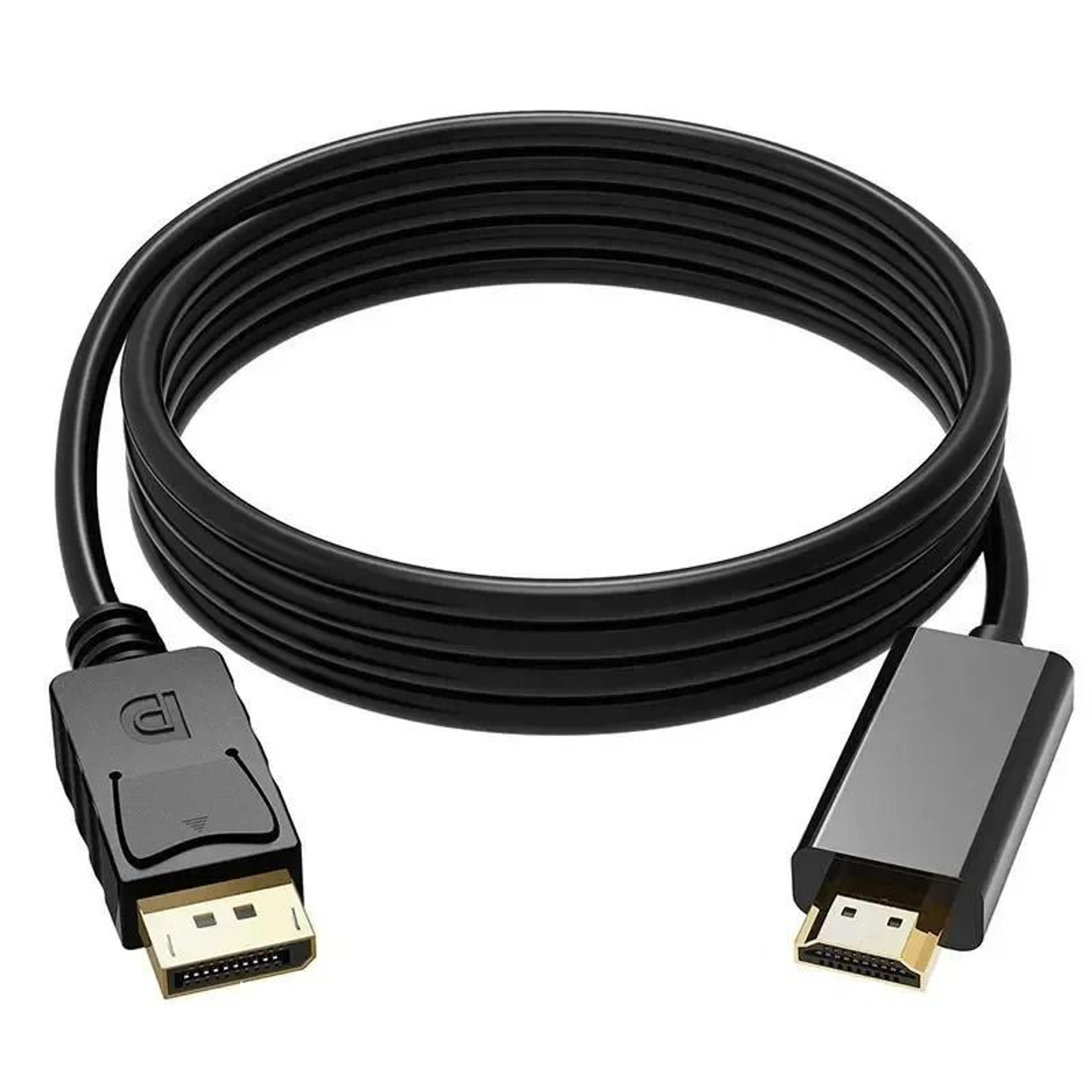 4k displayport to hdmi adapter cable ultra hd video audio lead