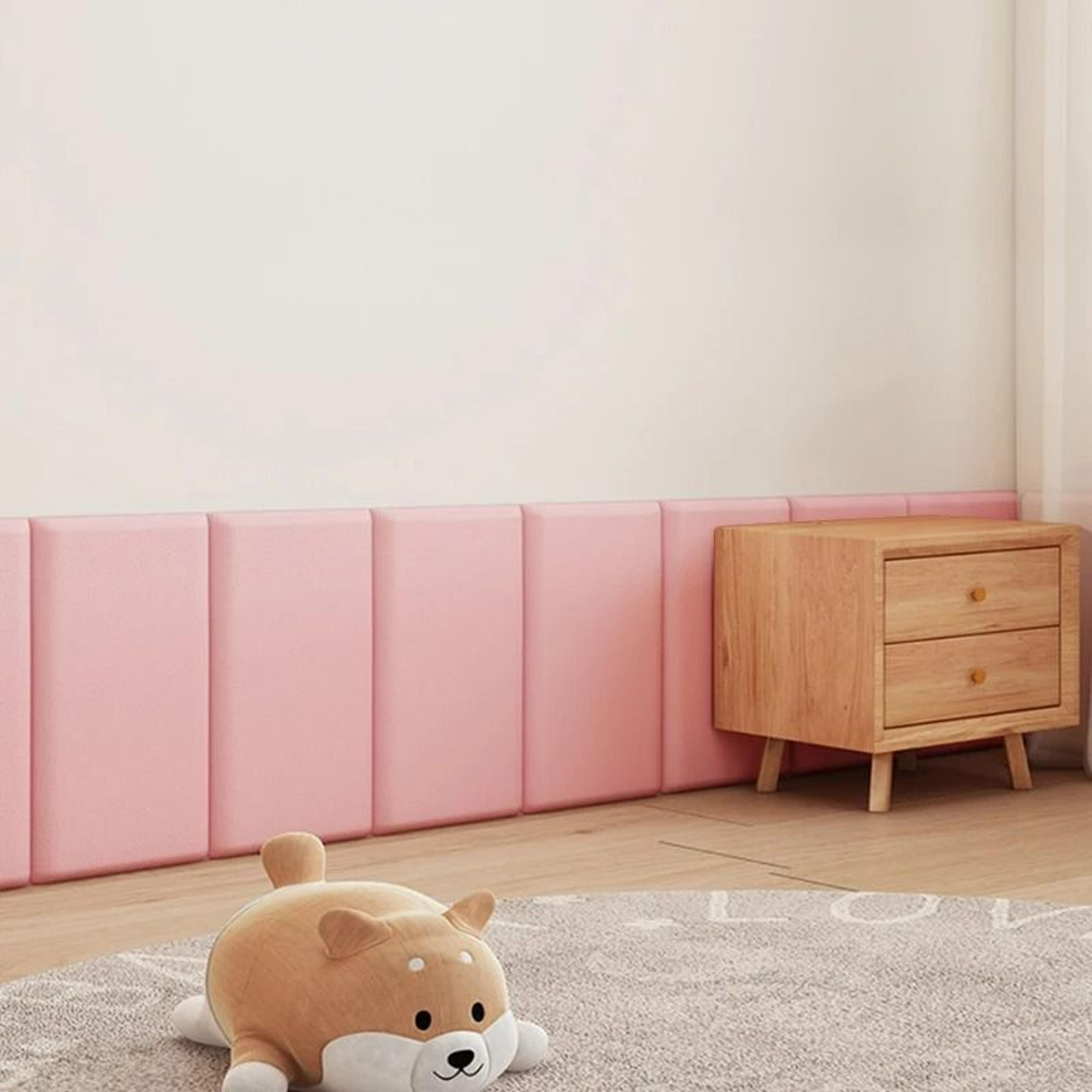 5pcs set 3d leather wall panels peel and stick headboard stickers