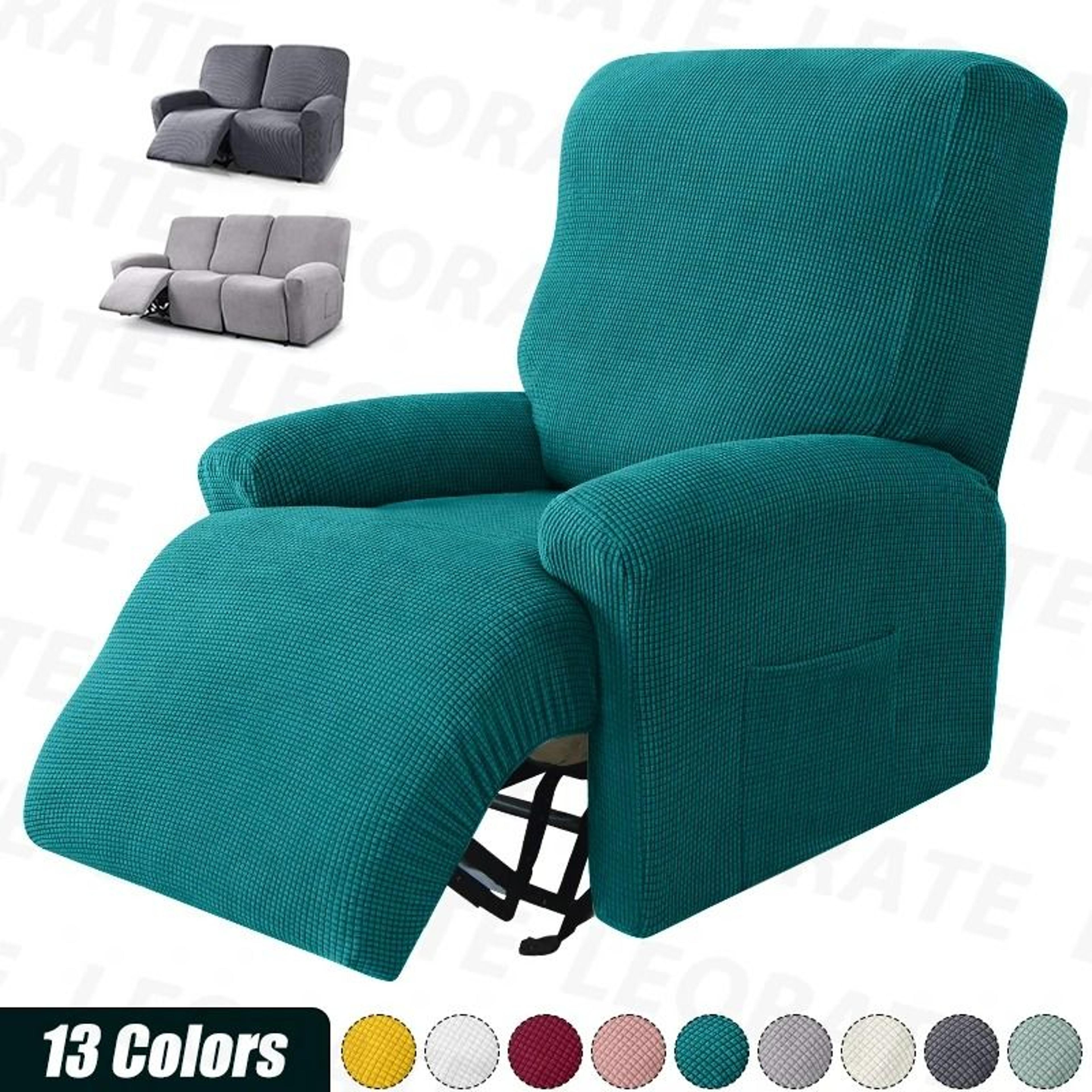 elastic jacquard recliner sofa cover all-inclusive armchair slipcover