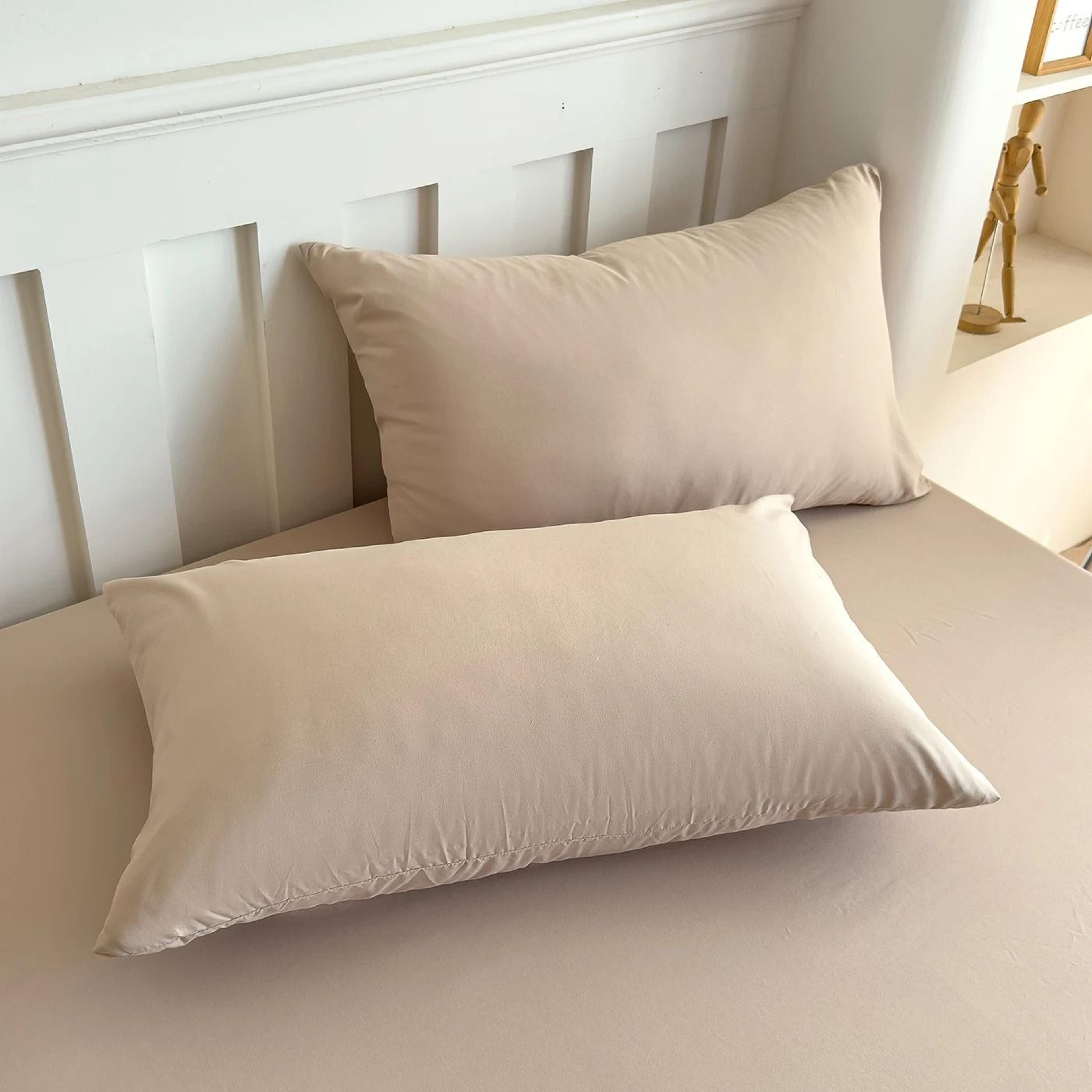super soft cozy solid color skin-friendly pillowcase