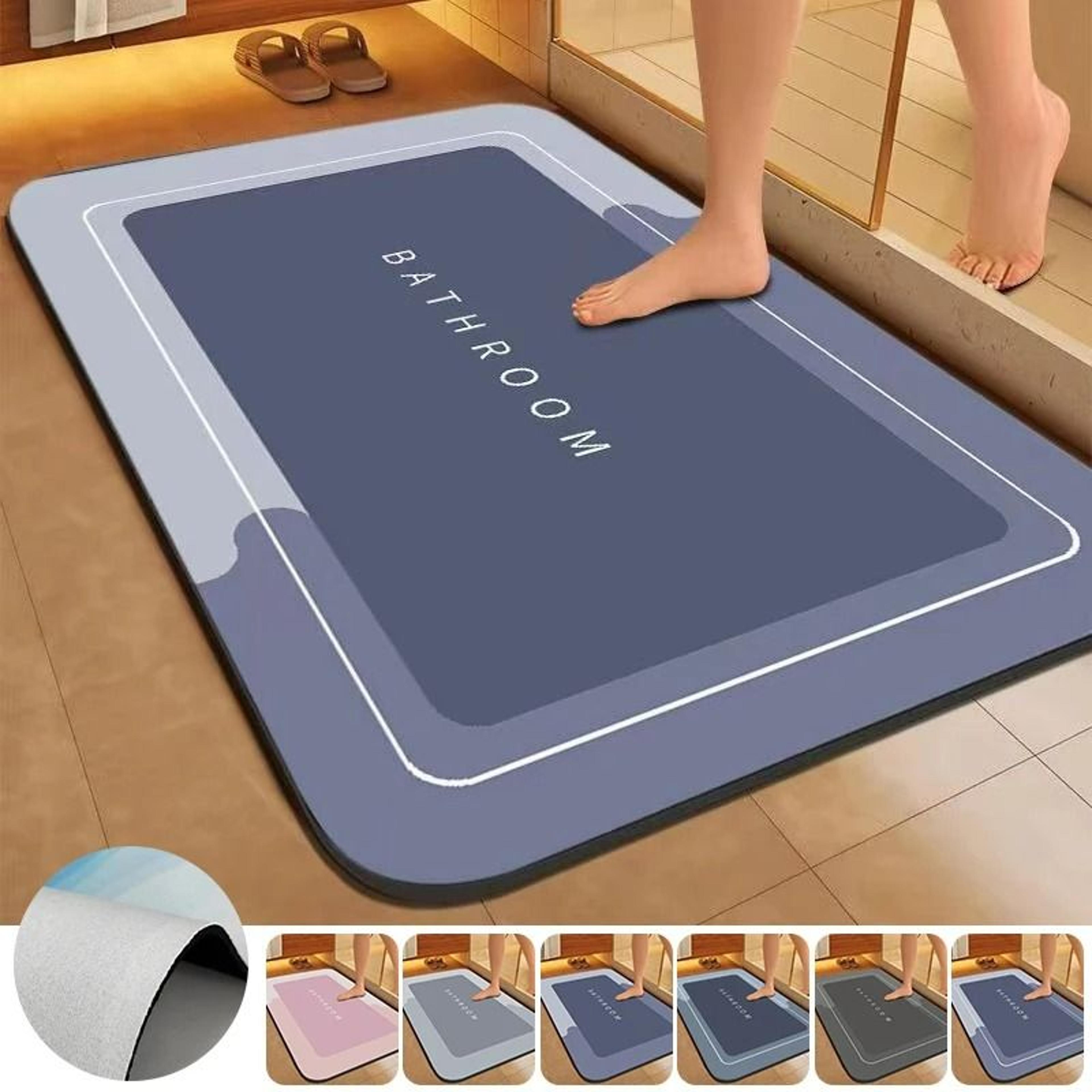 super absorbent diatomite fast drying non-slip bath mat