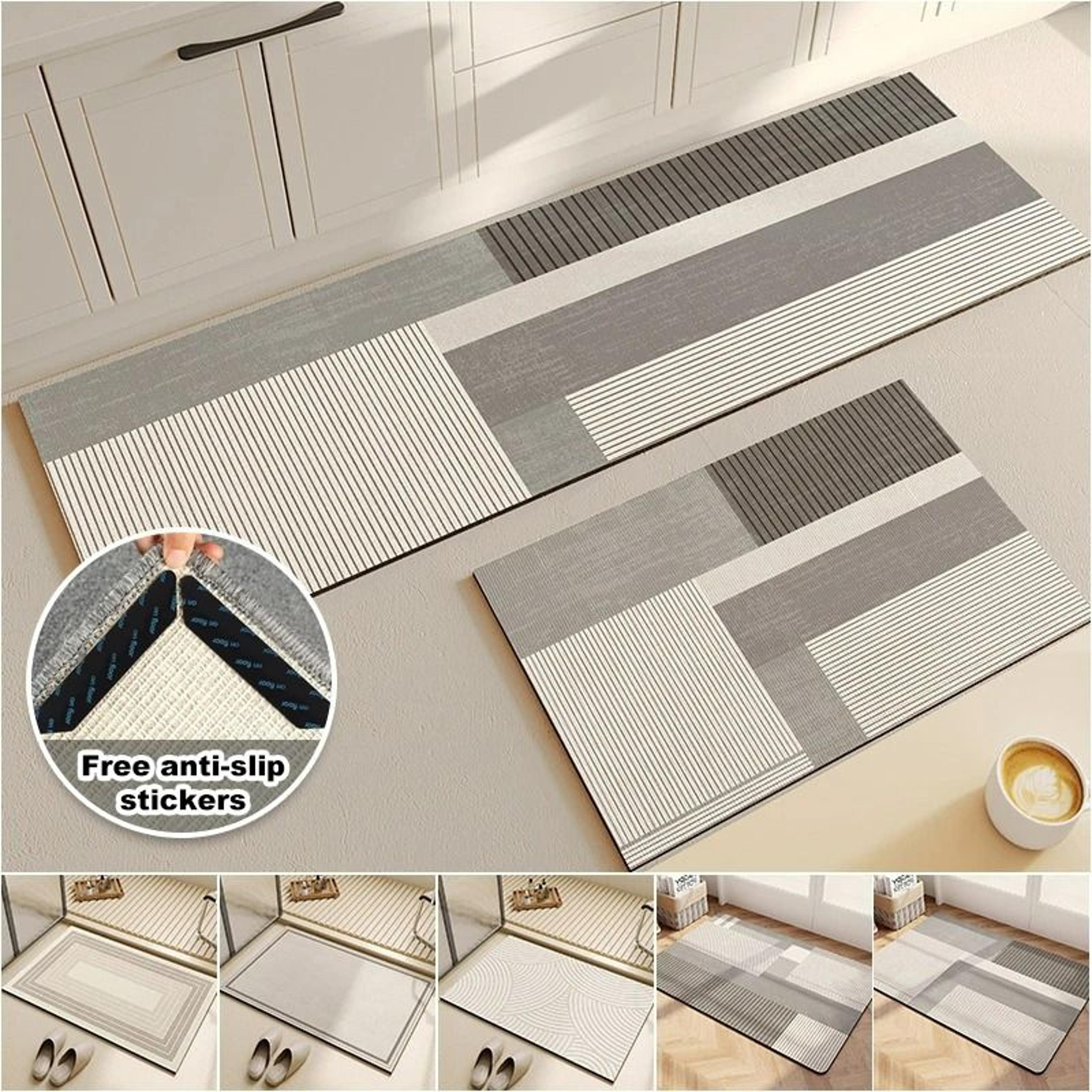 super absorbent kitchen floor mat non-slip washable rug